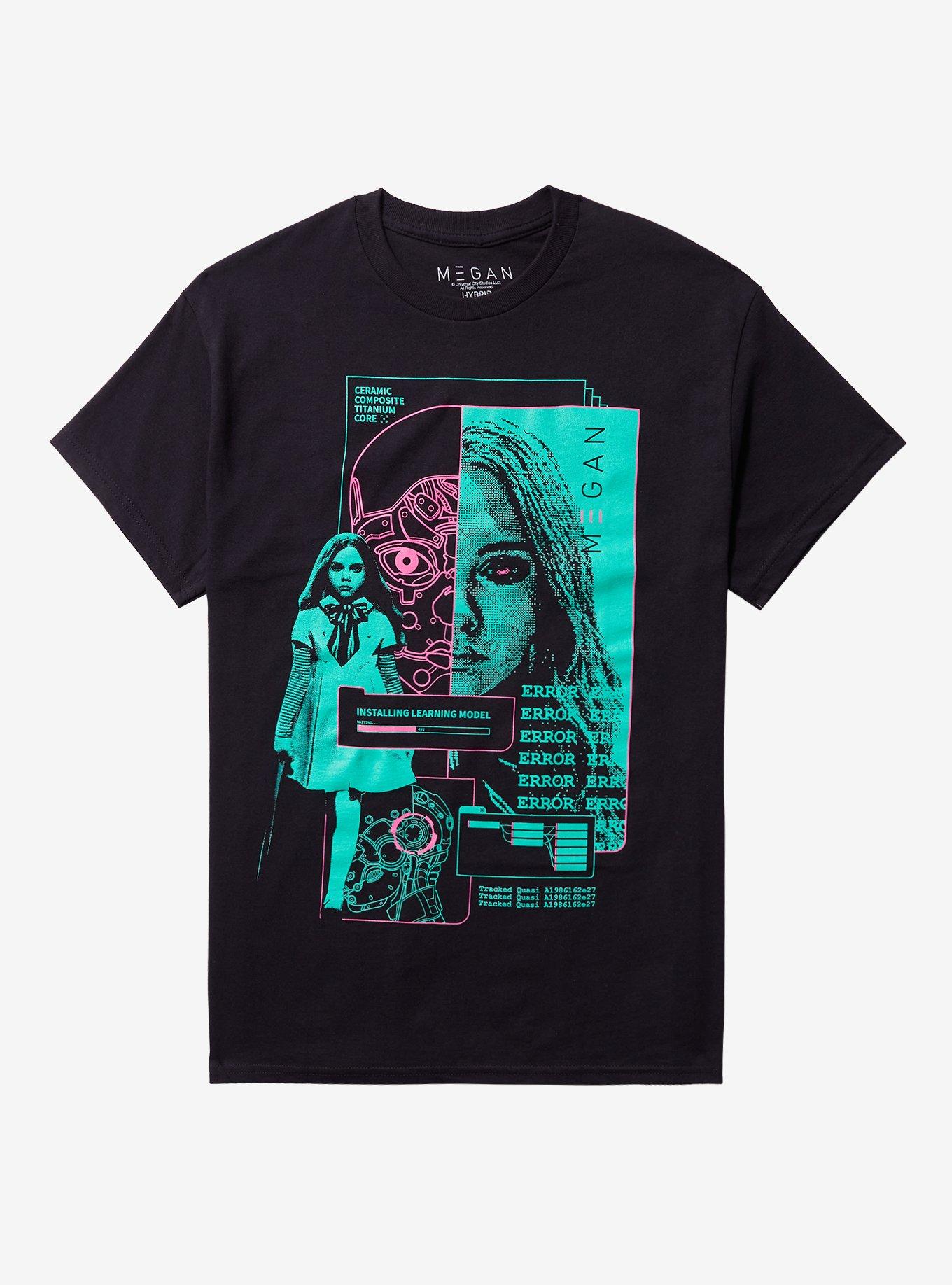M3GAN Error Message T-Shirt | Graphic T-Shirt for Unisex