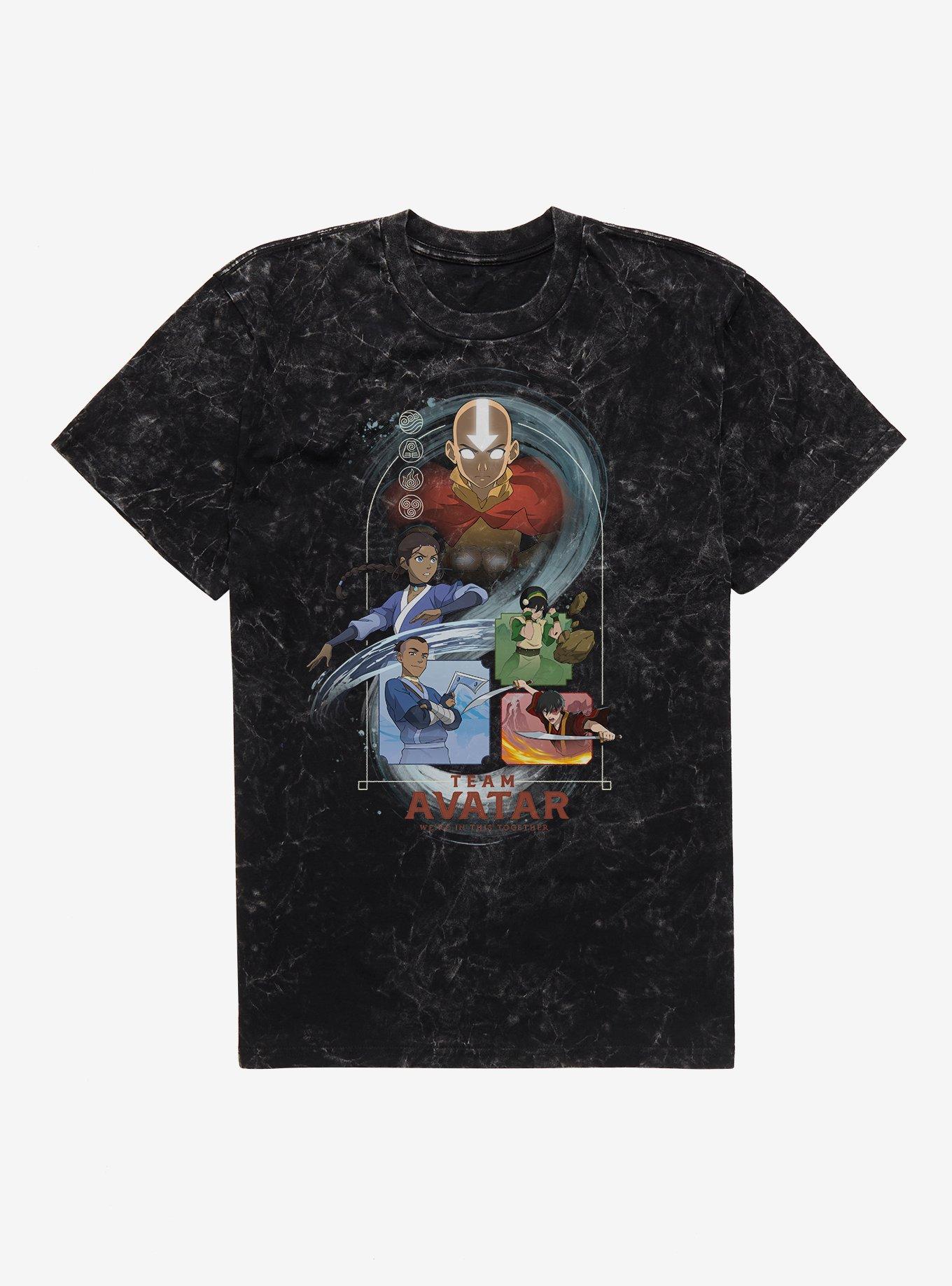 Avatar: The Last Airbender Team Avatar Mineral Wash T-Shirt
