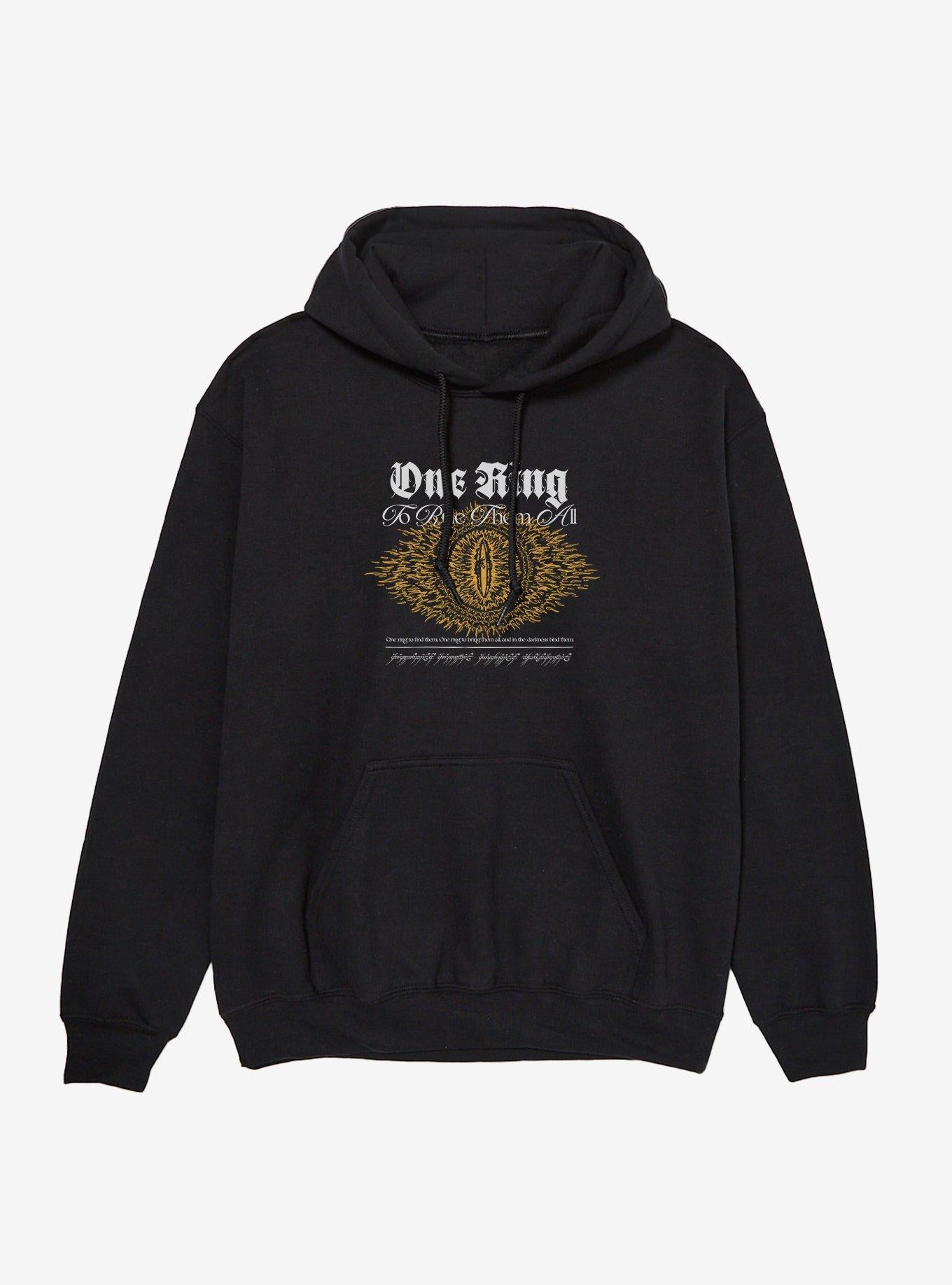 The Lord Of The Rings One Ring Eye Of Sauron Hoodie