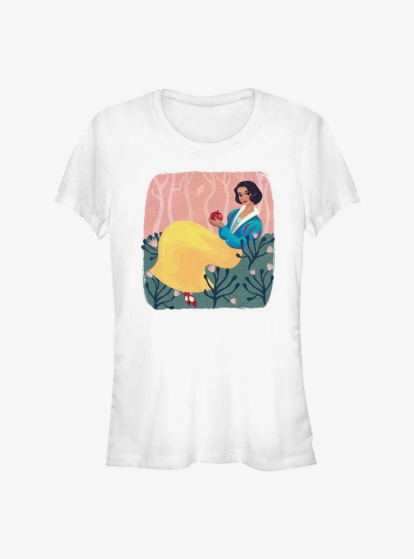 Cartoon Snow White Live Action Lovely Forest Girls Shirt T Shirt Minimal Style