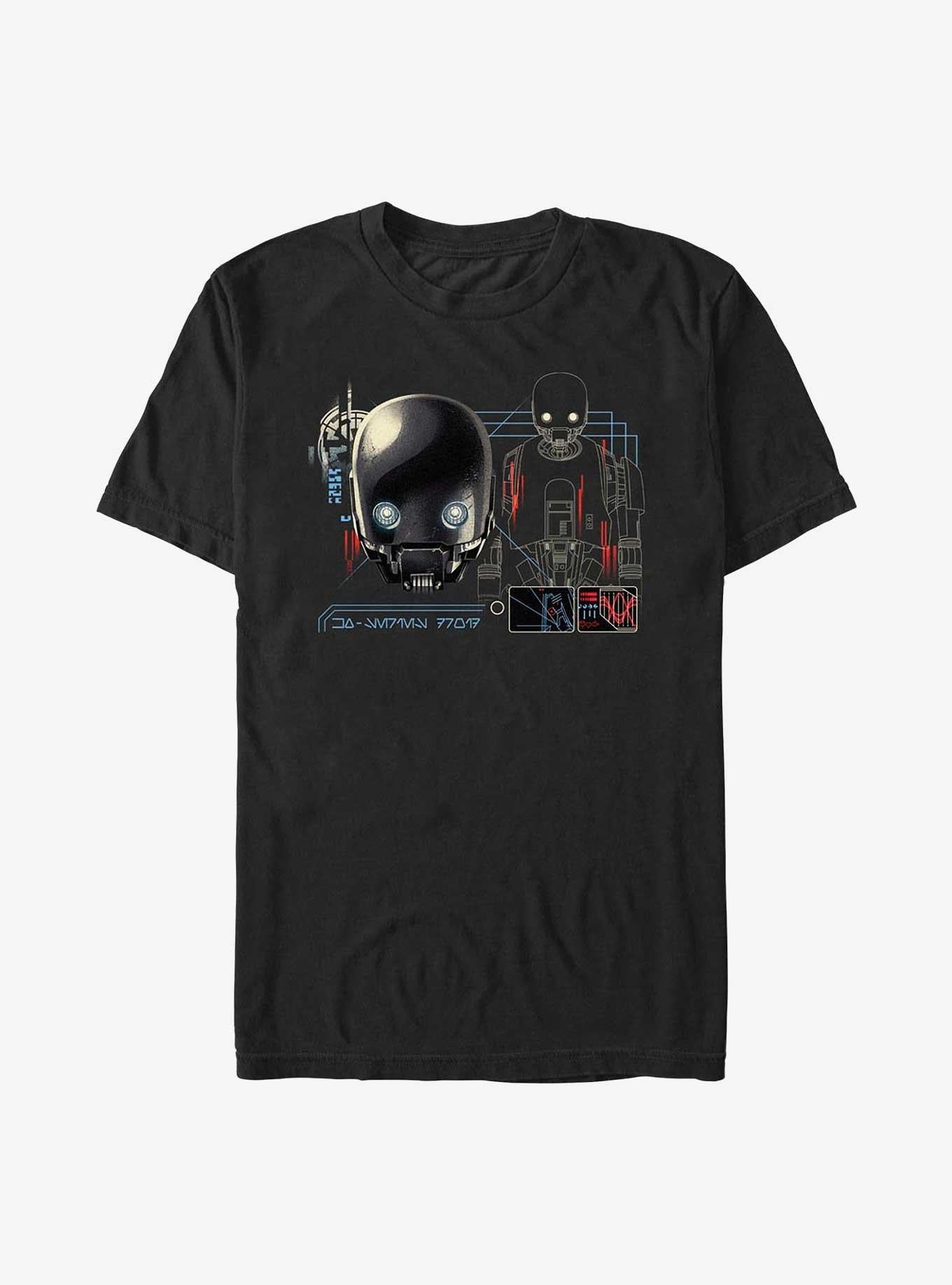 Star Wars: Andor K-2SO Schematic T-Shirt