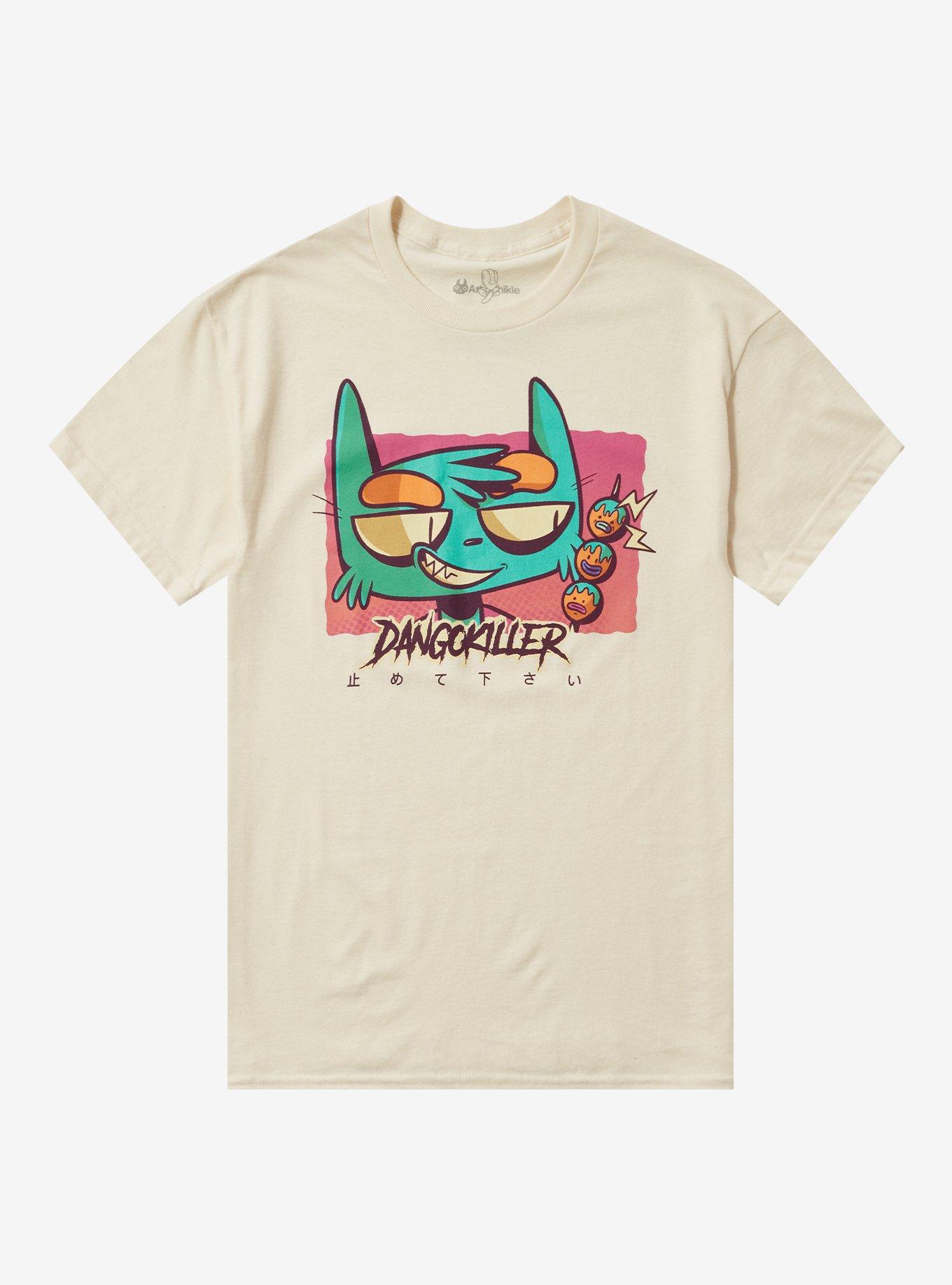 Cat Dango Killer T-Shirt By Artychikle