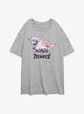 Lovely Jeff Shark Girls Oversized Shirt T Shirt Clean Design