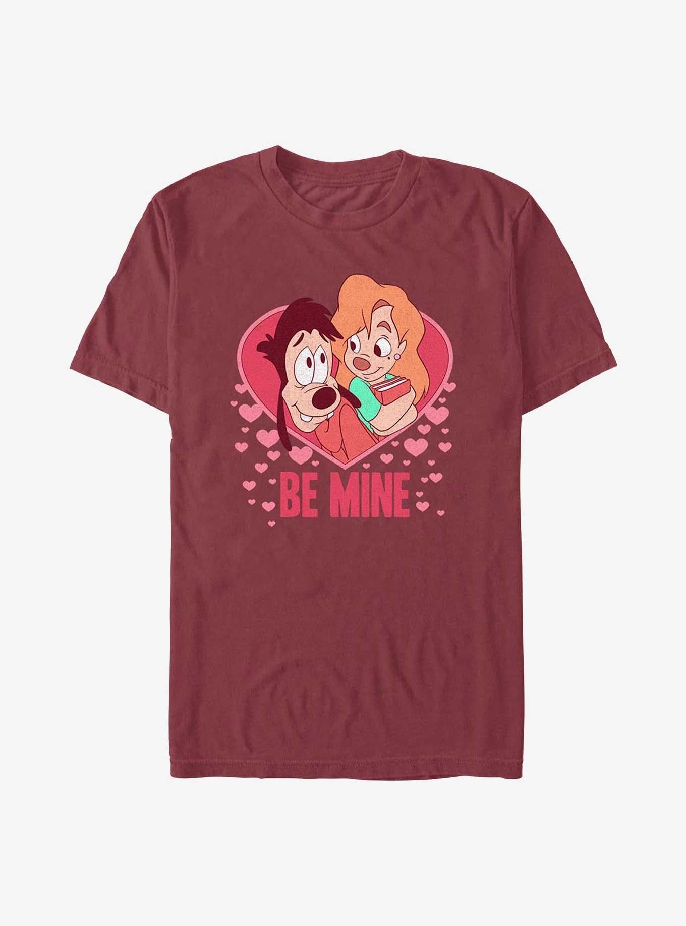 Cartoon A Goofy Movie Max And Roxanne Be Mine Garment Dye Shirt T Shirt Gift Ready
