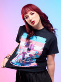 Helluva Boss Sallie Pride T-Shirt Hot Topic Exclusive | Premium Unisex T-Shirt, Trending Graphic Tee