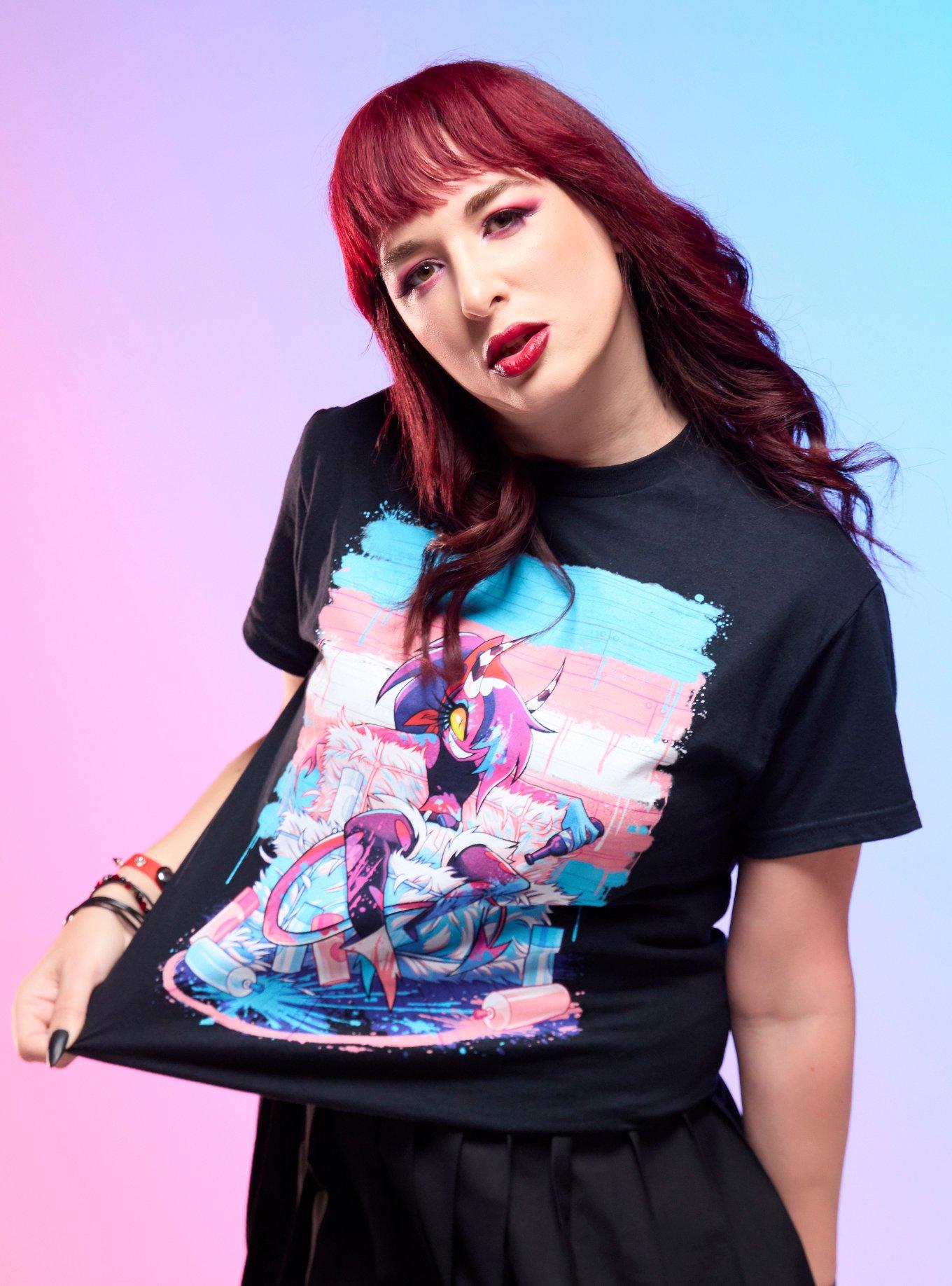 Helluva Boss Sallie Pride T-Shirt Hot Topic Exclusive | Premium Unisex T-Shirt, Trending Graphic Tee