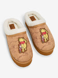 Disney Winnie The Pooh Duo Map Sherpa Platform Slippers | Graphic T-Shirt for Unisex