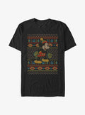 Disney Mickey Mouse Vintage Ugly Christmas Sweater T-Shirt | Premium Unisex T-Shirt, Trending Graphic Tee