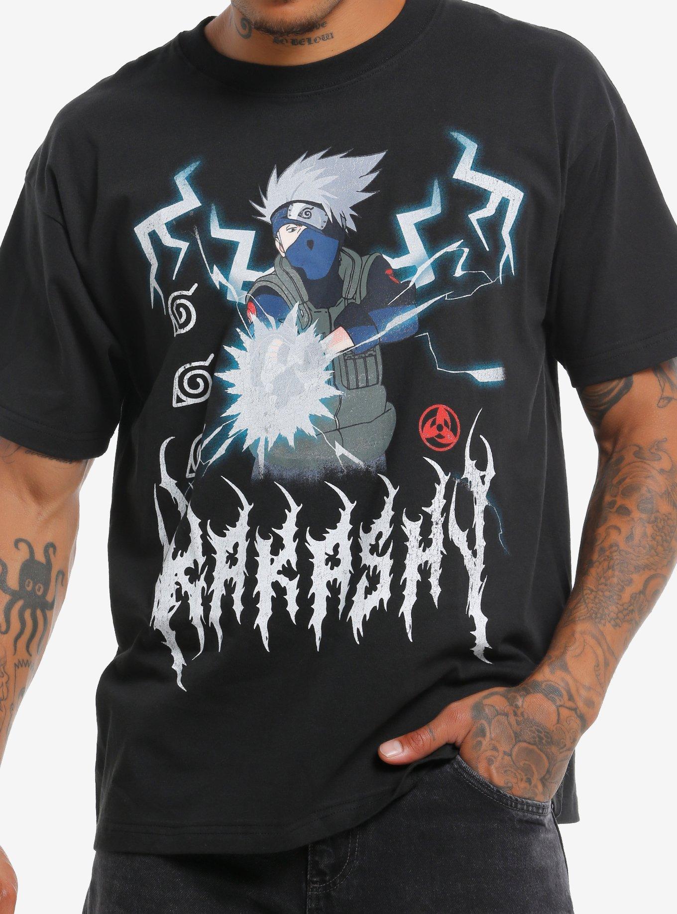 Naruto Shippuden Kakashi Lightning Boxy T-Shirt