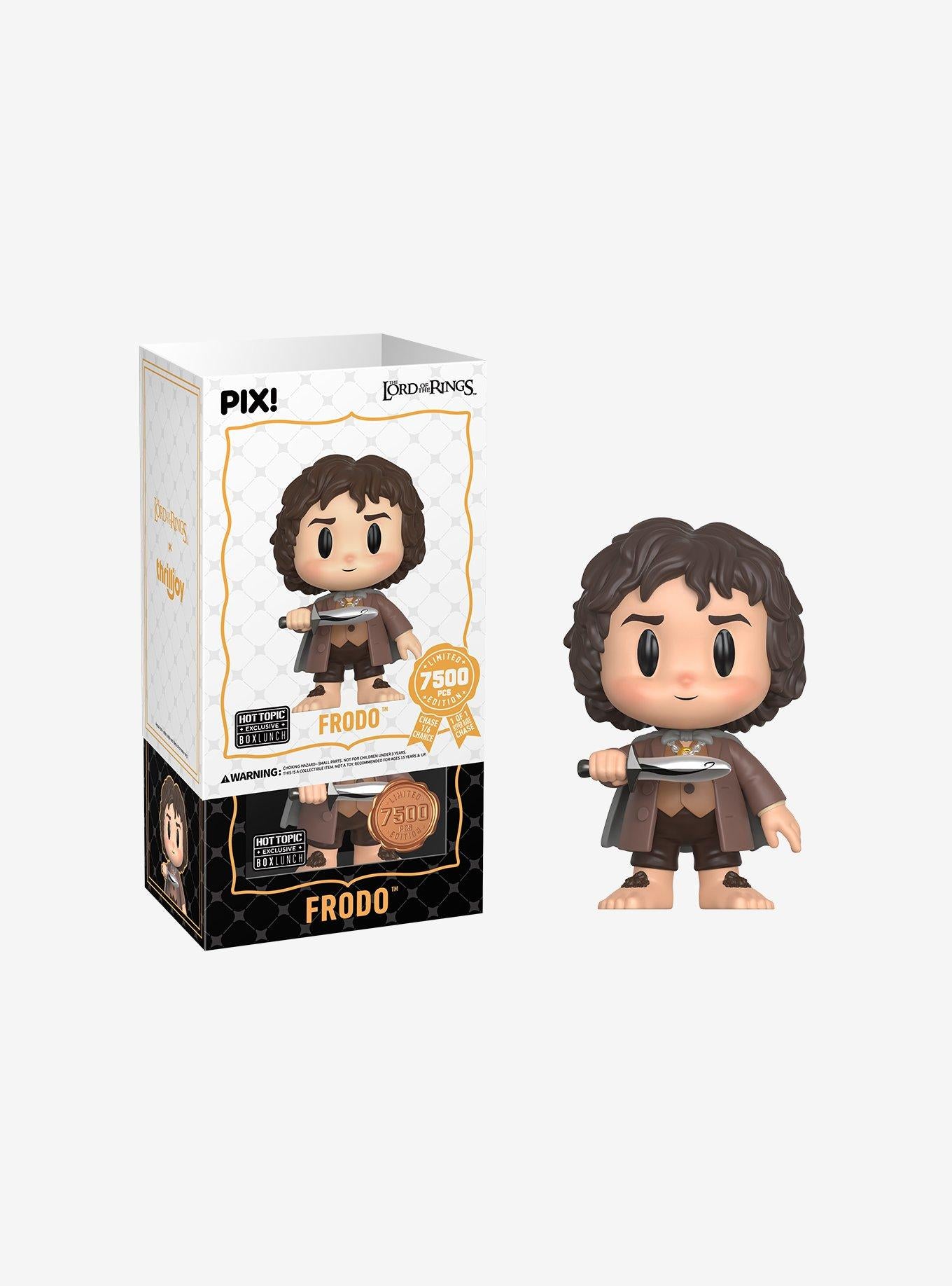 Thrilljoy The Lord Of The Rings Pix Frodo Collectible Figure Hot Topic BoxLunch Exclusive Graphic Tee | Graphic Tee | Unisex Shirt | Perfect Gift for Fans