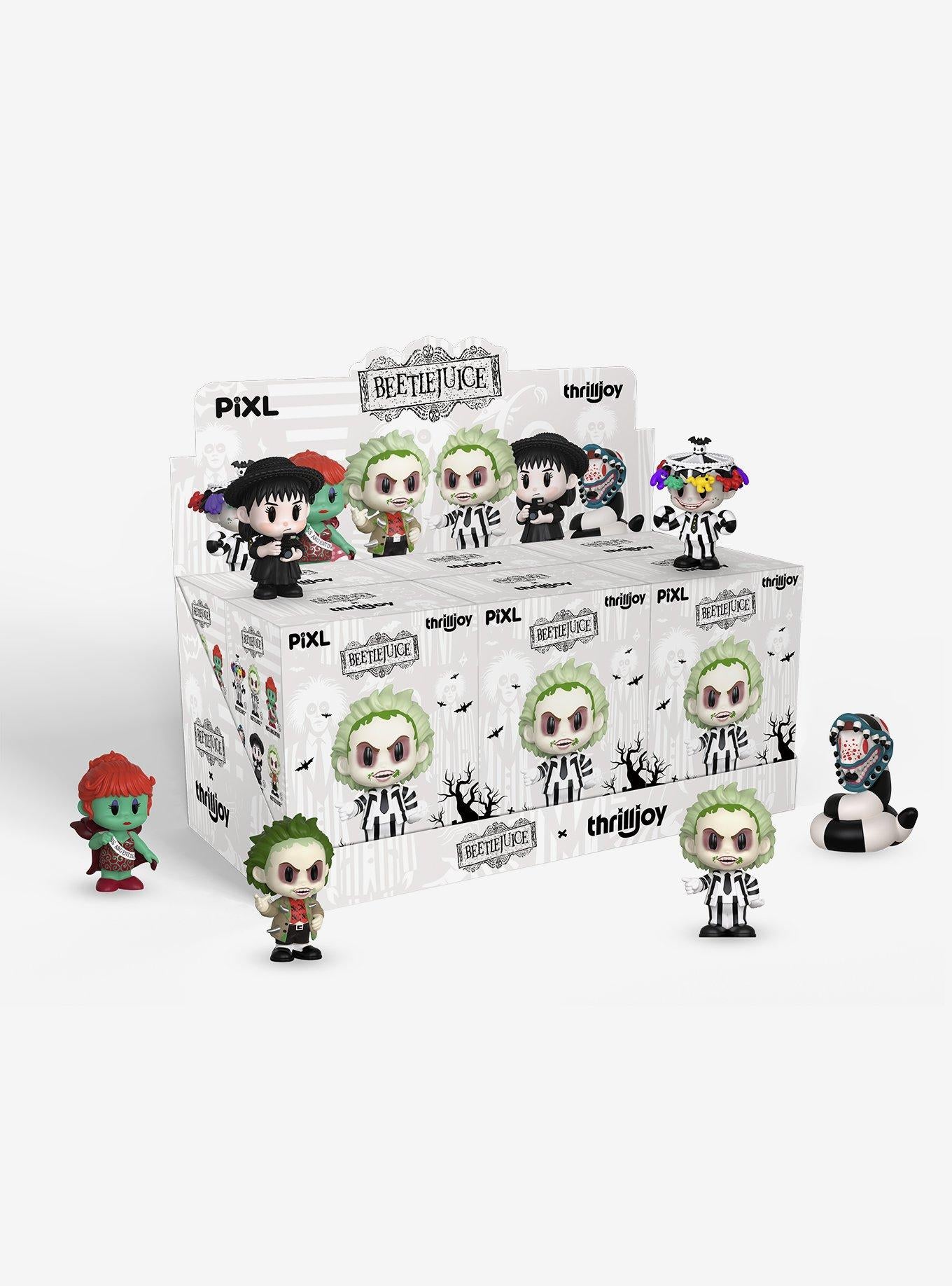 Thrilljoy Beetlejuice Pixl Blind Box Collectible Figure Graphic Tee | Graphic Tee | Unisex Shirt | Top Trending Fashion