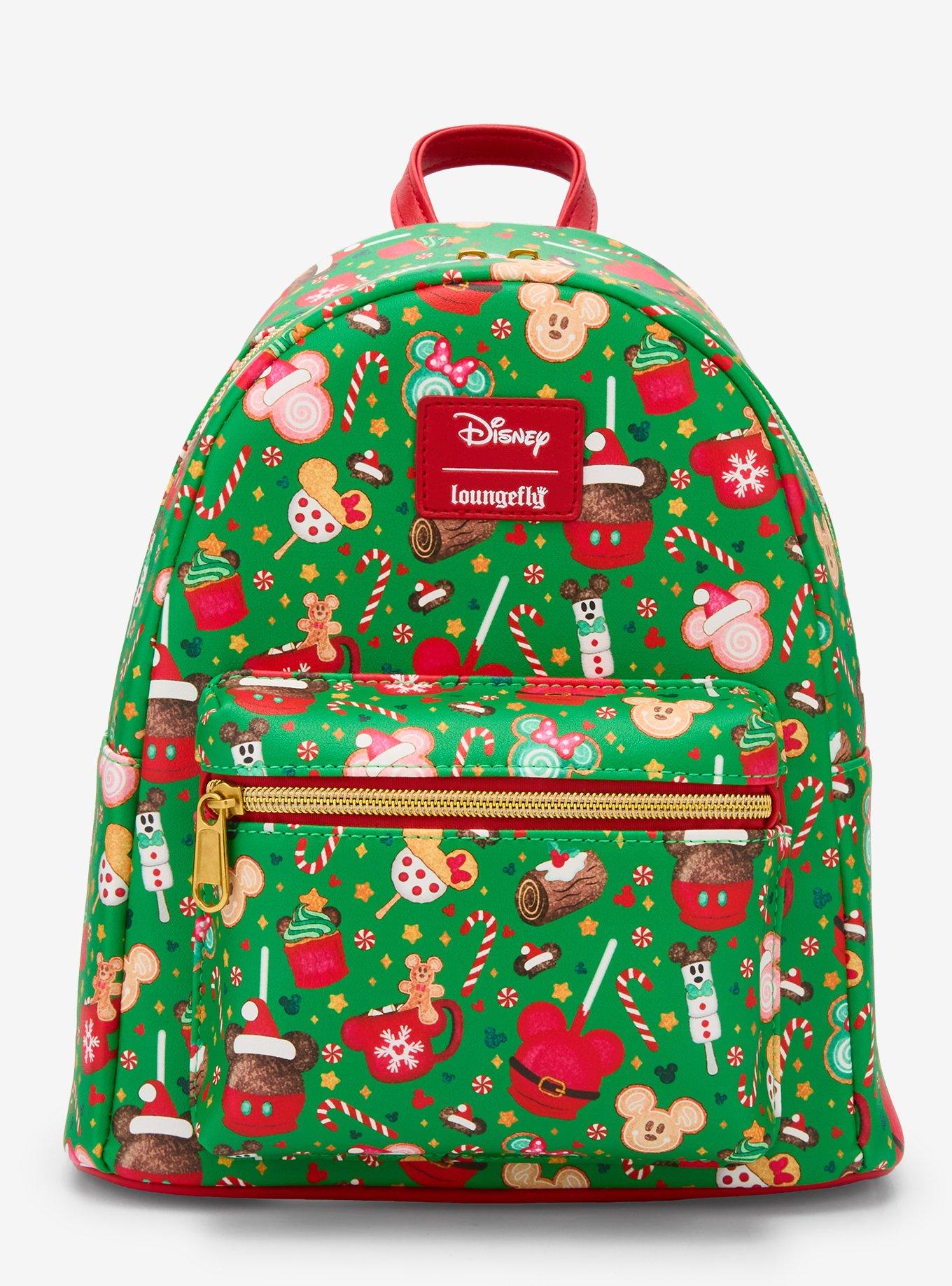 Loungefly Disney Mickey Mouse Holiday Treats Mini Backpack