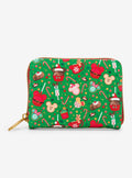 Loungefly Disney Mickey Mouse Holiday Treats Mini Zipper Wallet | Graphic T-Shirt for Unisex
