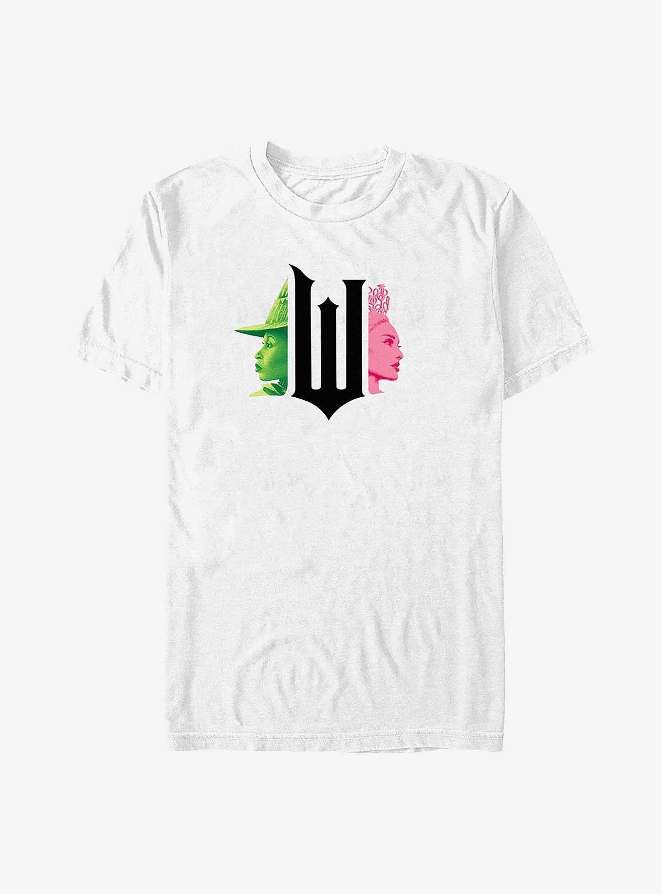 Wicked Split Elphaba Glinda Big Tall T-Shirt | Graphic T-Shirt for Unisex