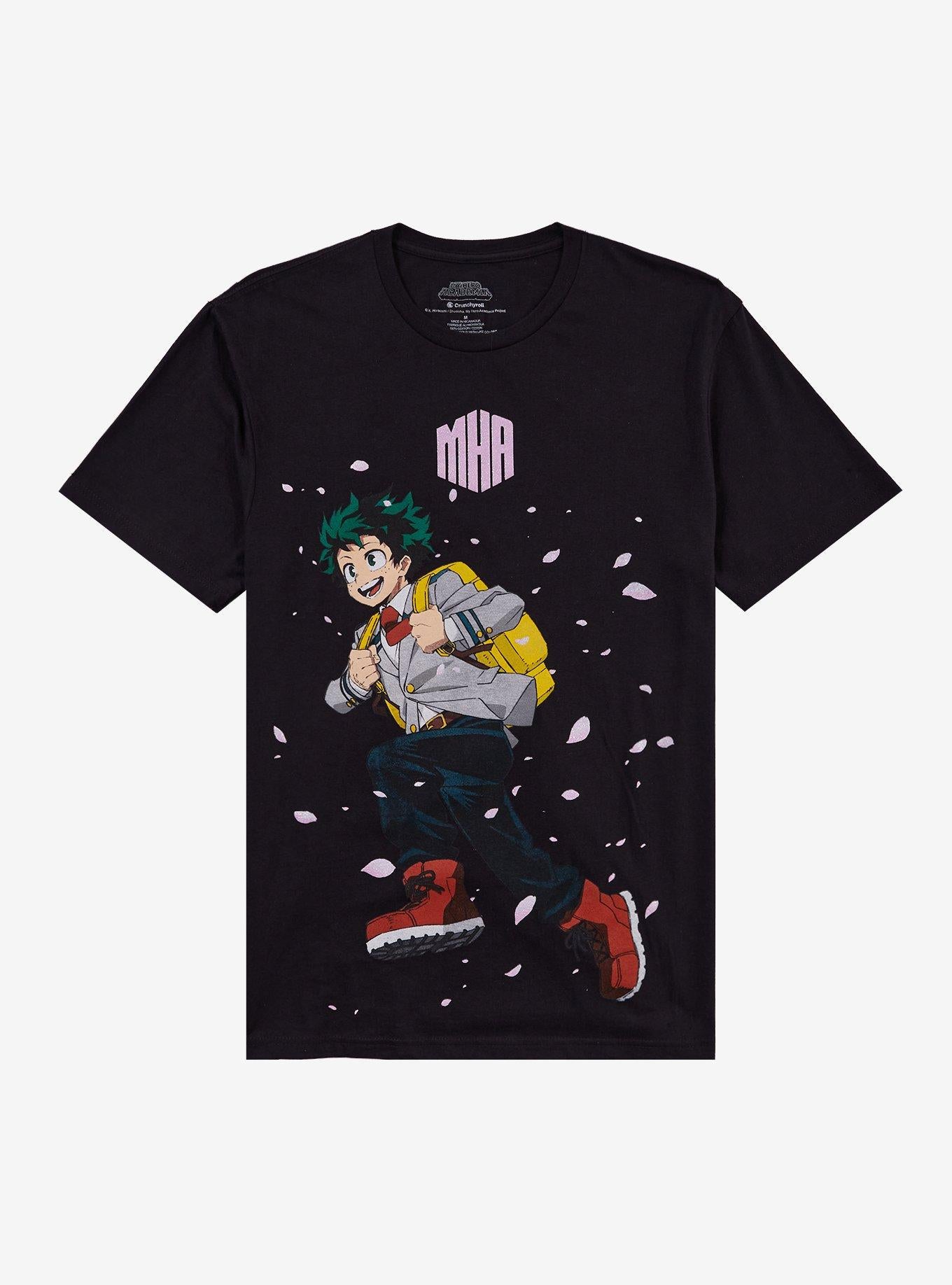 My Hero Academia Deku Flower Petals T-Shirt