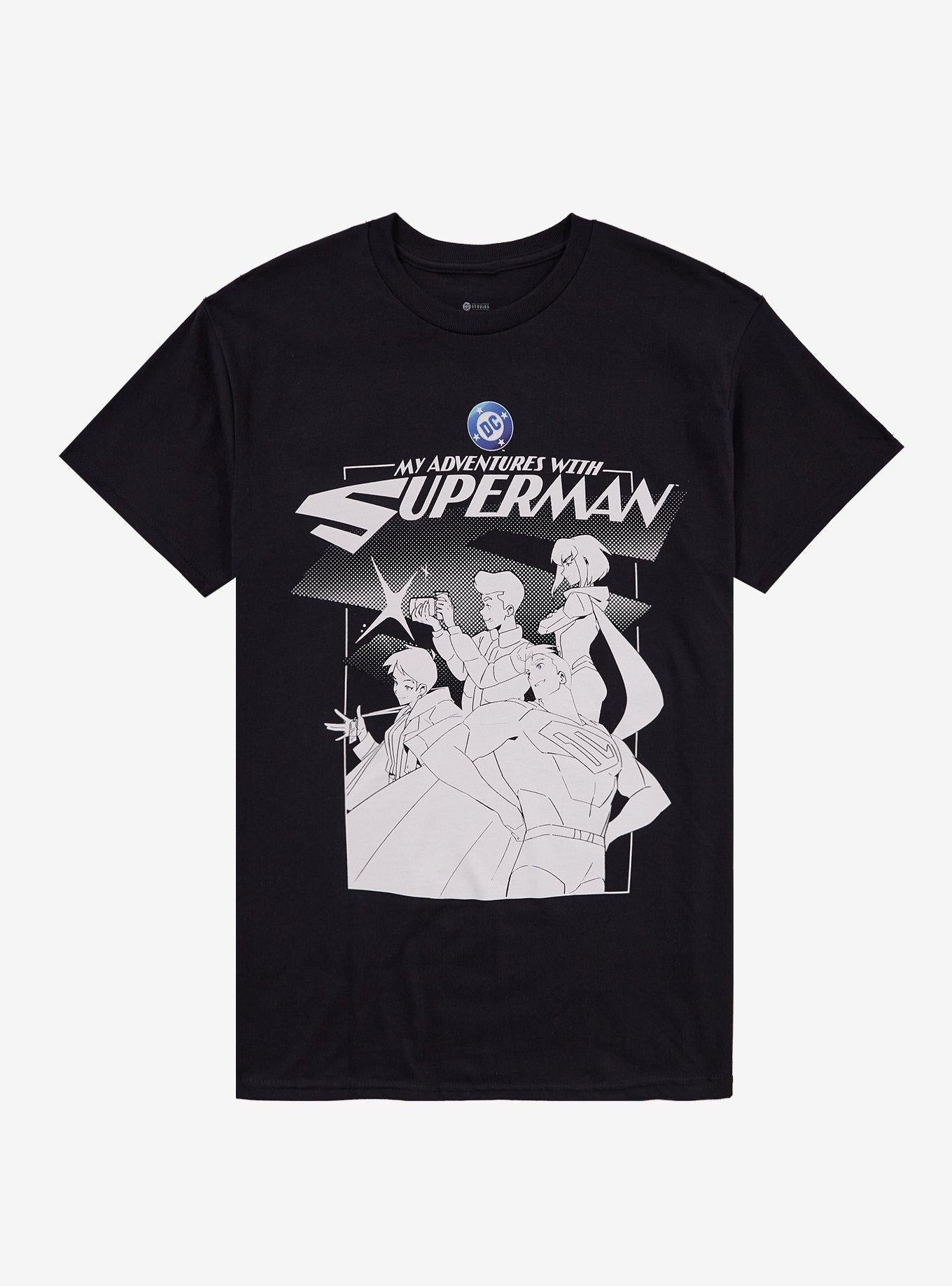 DC Comics My Adventures With Superman Group T-Shirt | Graphic T-Shirt for Unisex