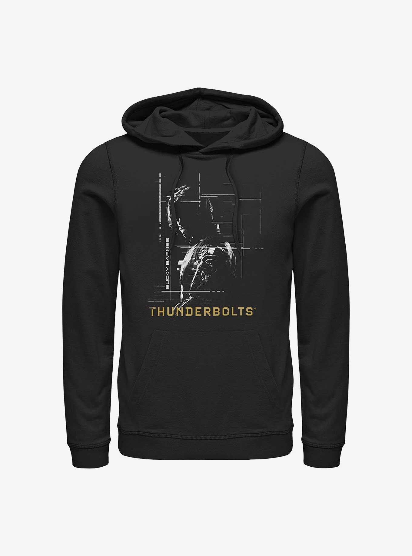 Marvel Thunderbolts* Bucky Barnes Winter Soldier Silhouette Hoodie