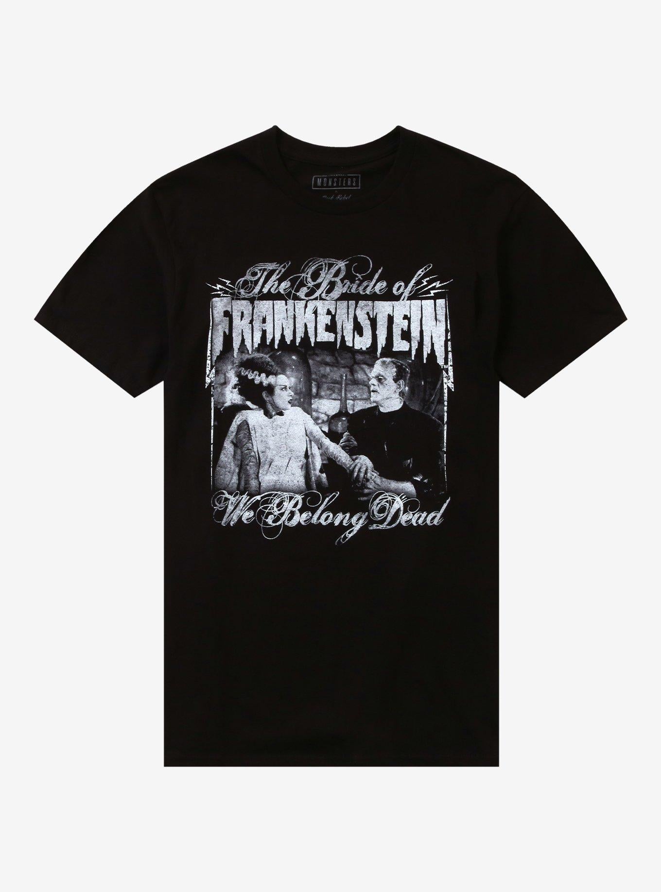 Rock Rebel Universal Monsters The Bride Of Frankenstein Belong Dead TShirt Graphic Tee | Graphic Tee | Unisex Shirt | Top Trending Fashion