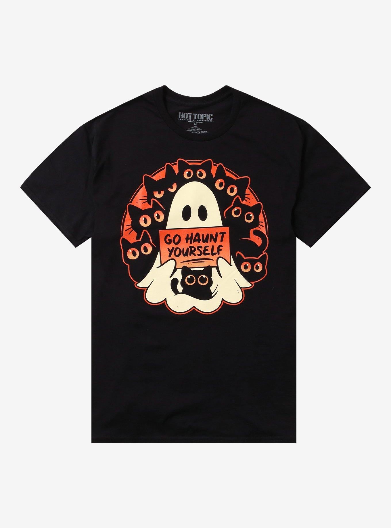 Haunt Yourself Ghost TShirt By Snouleaf Graphic Tee | Graphic Tee | Unisex Shirt | High-Quality Print