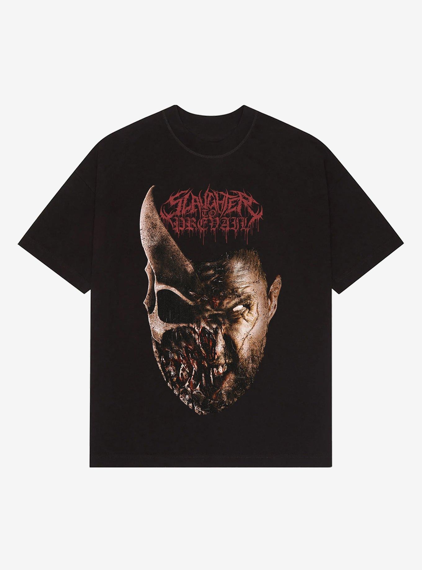 Slaughter To Prevail Grizzly Track List Two-Sided T-Shirt Hot Topic Exclusive