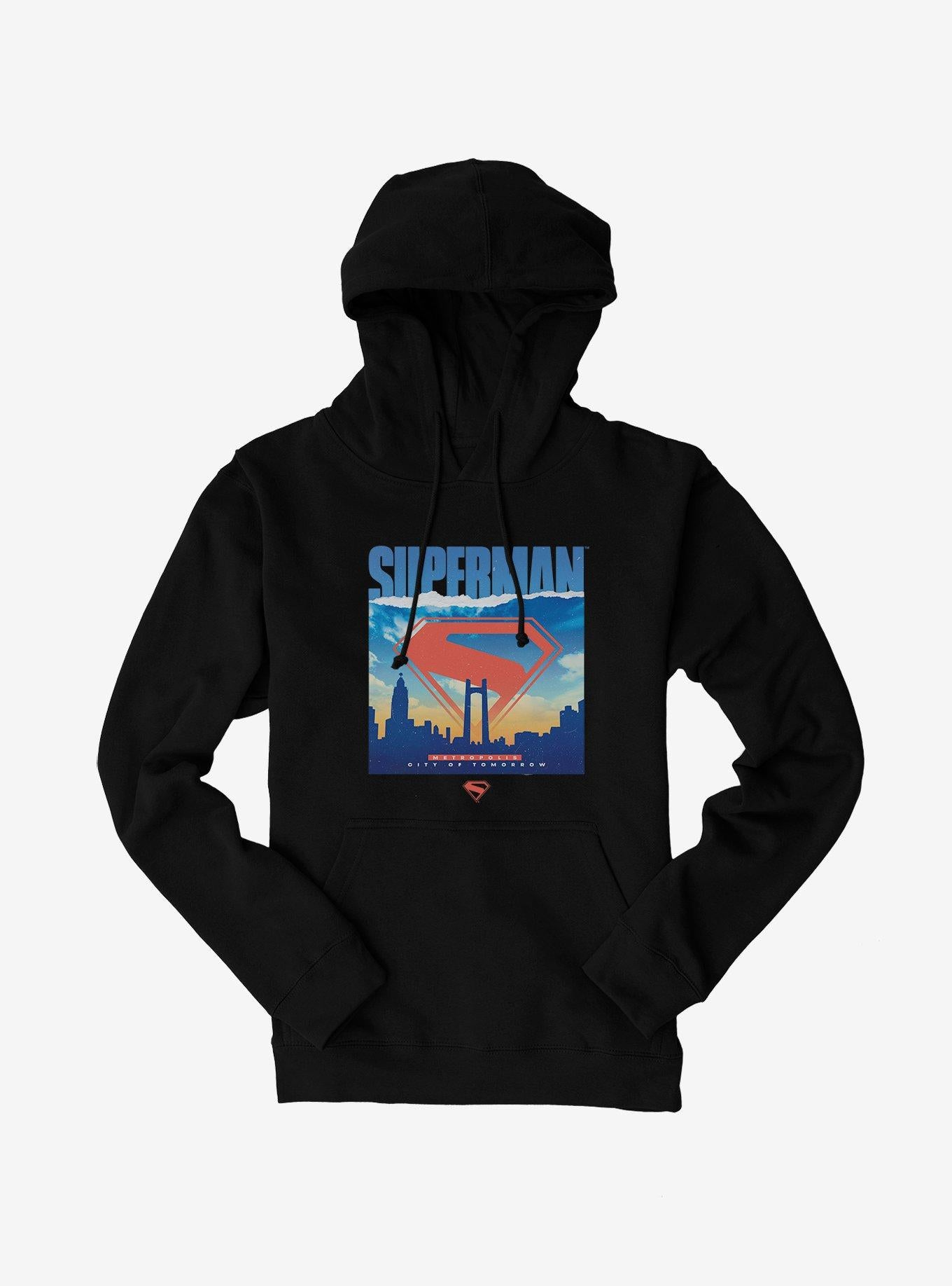 DC Comics Superman Metropolis Silhouette Hoodie