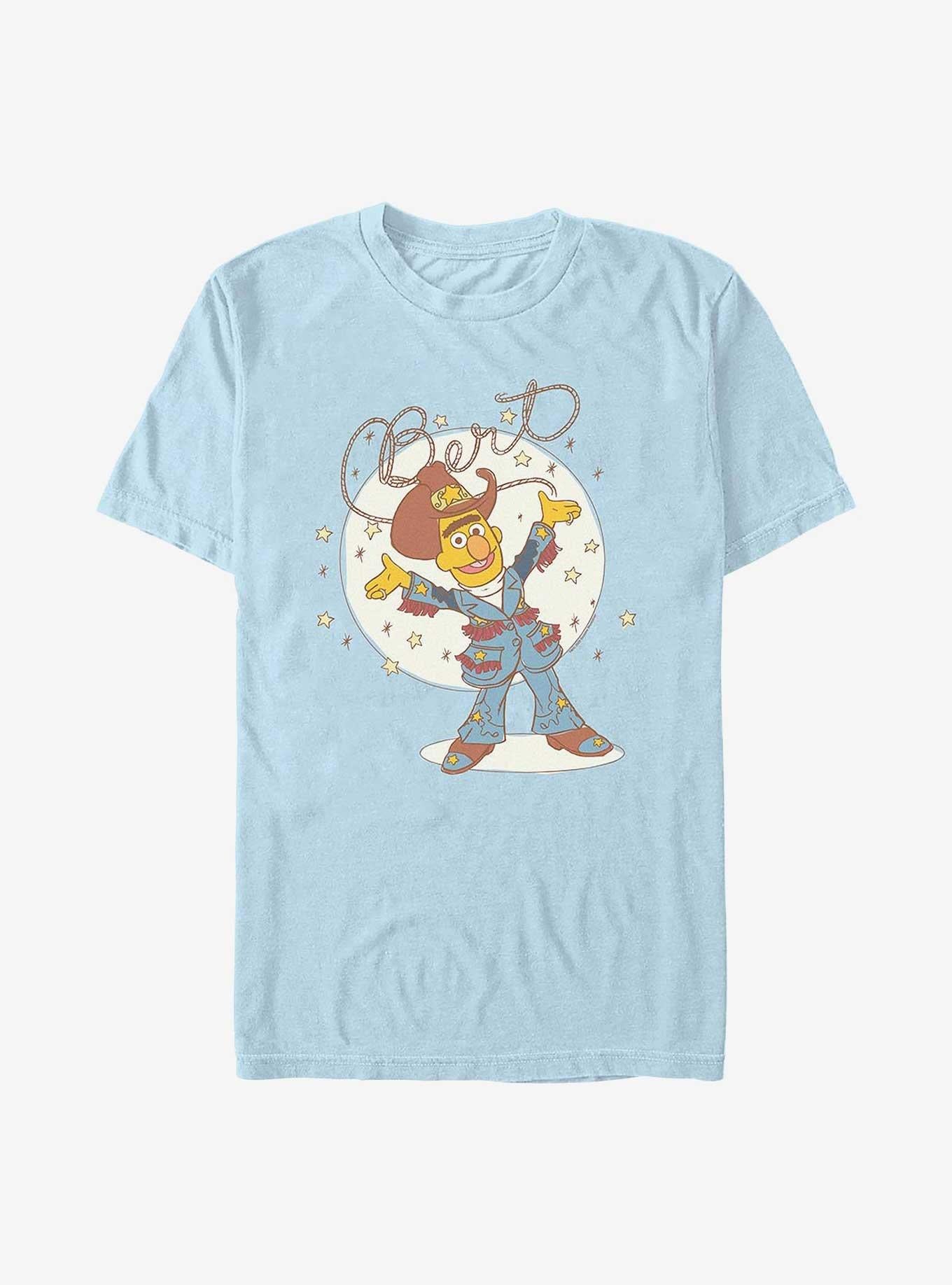 Sesame Street Bert Cowboy T-Shirt | Premium Unisex T-Shirt, Trending Graphic Tee