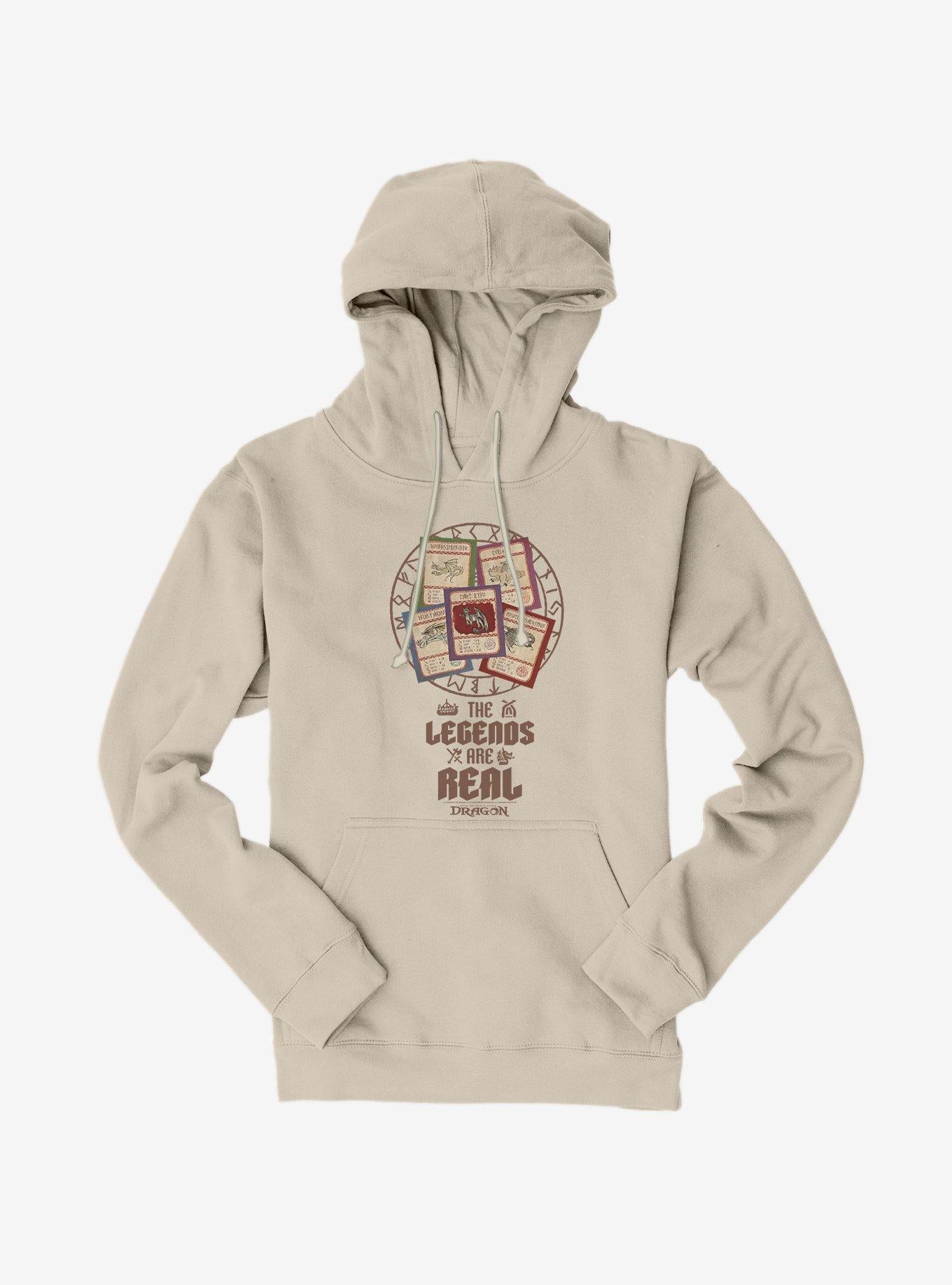 How To Train Your Dragon The Legends Are Real Trading Cards Hoodie