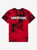 Linkin Park Red & Black Cloud Wash T-Shirt