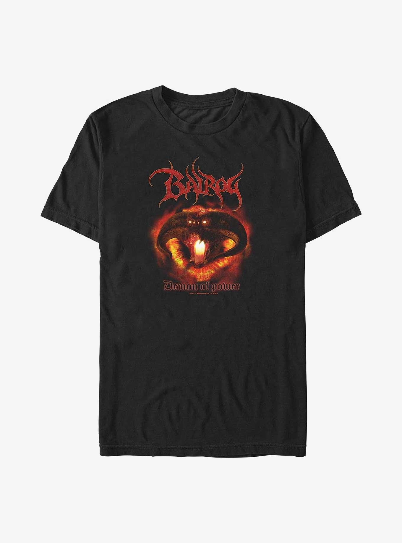 The Lord of the Rings Balrog Ring Big Tall T-Shirt | Graphic T-Shirt for Unisex