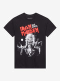 Iron Maiden Eddie Established 1975 Puff Paint T-Shirt