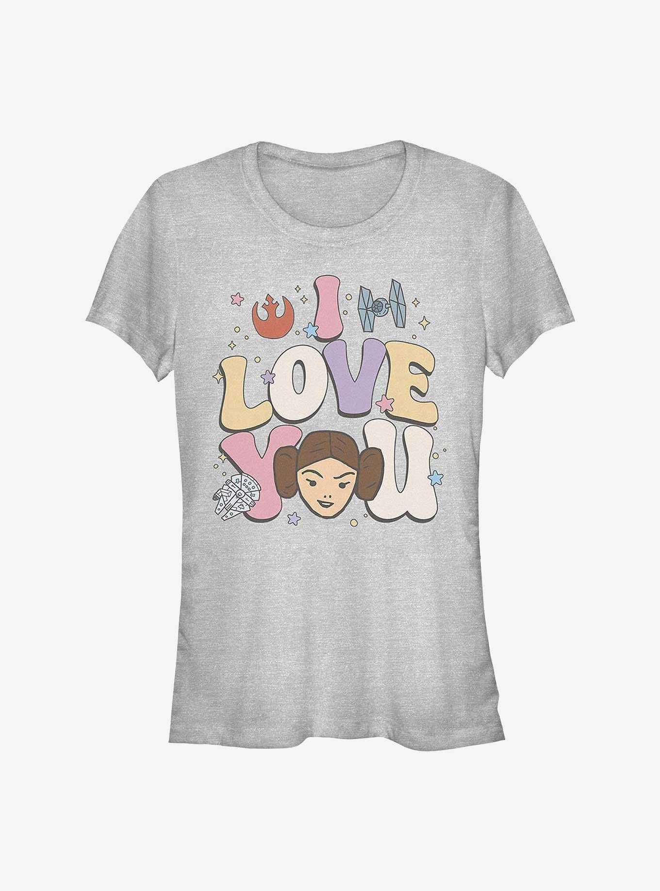 Leia I Love You Girls Shirt T Shirt Premium Quality