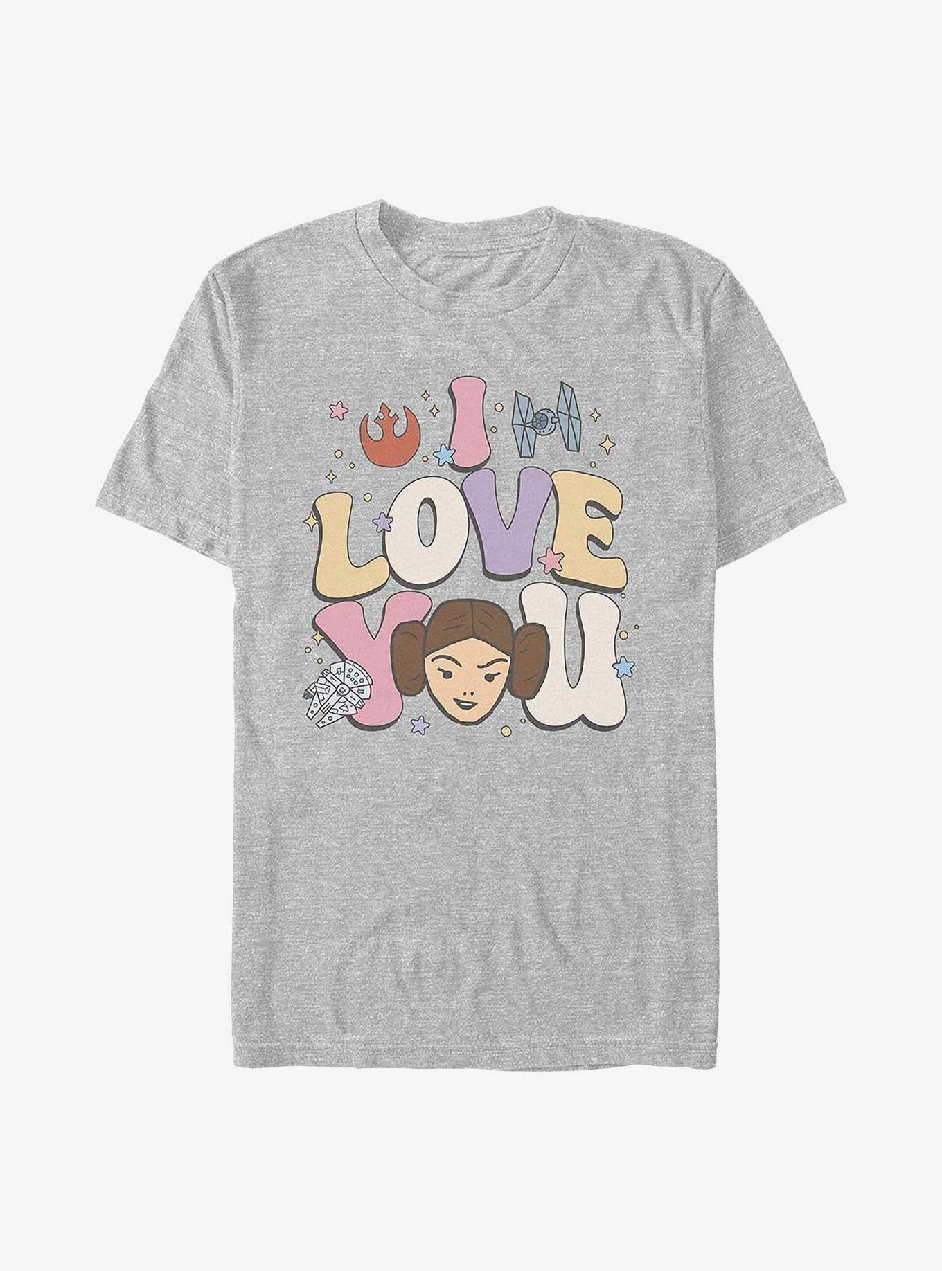 Leia I Love You Shirt T Shirt Everyday Wear