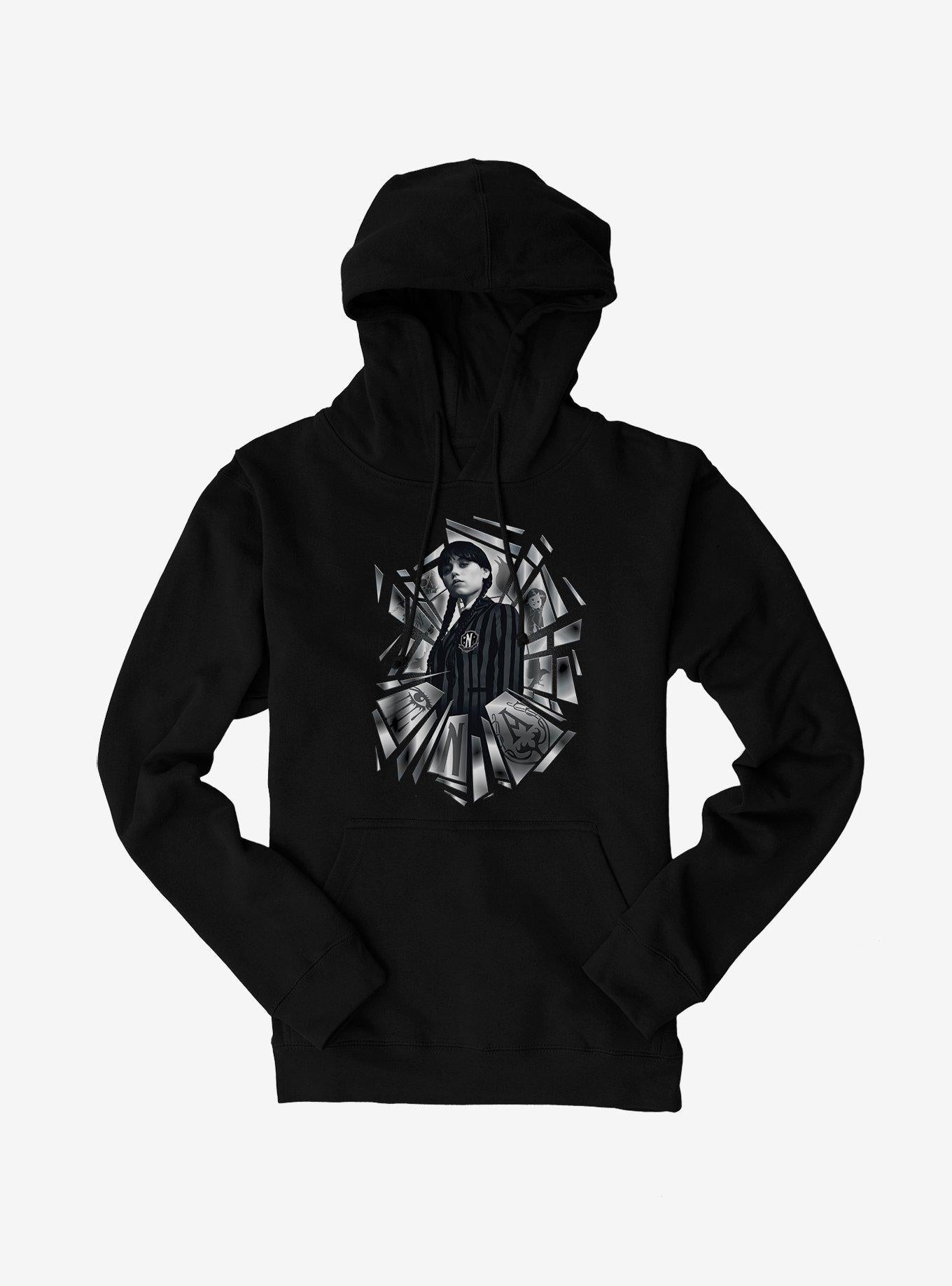 Wednesday Shatter Collage Hoodie