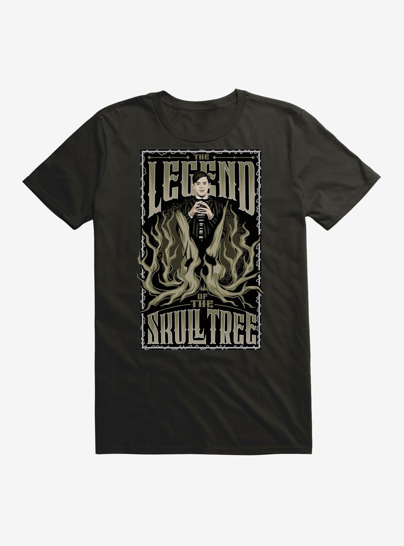 Wednesday The Legend Of The Skull Tree T-Shirt | Premium Unisex T-Shirt, Trending Graphic Tee
