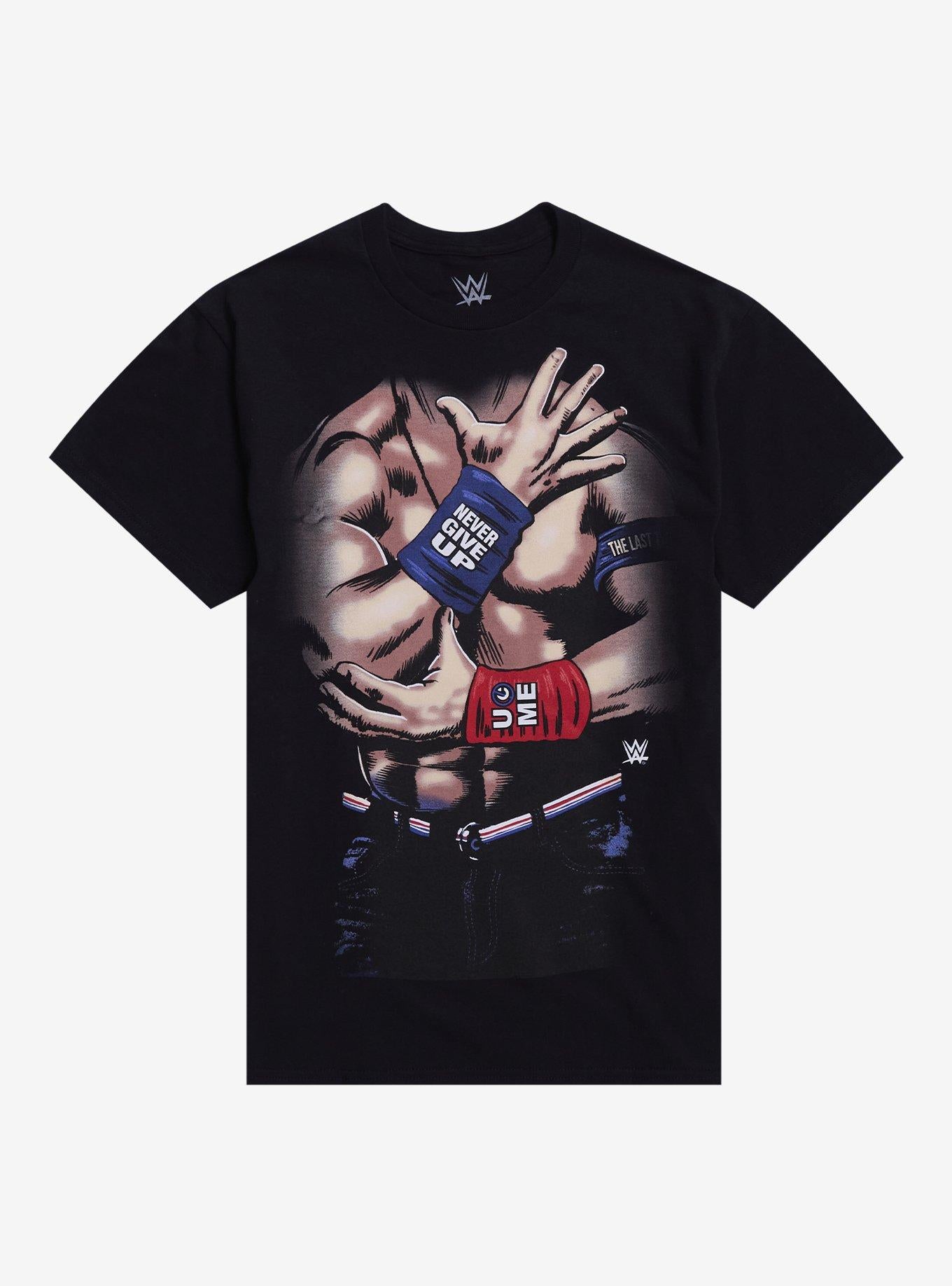 WWE John Cena Chest Never Give Up TShirt Graphic Tee | Graphic Tee | Unisex Shirt | Top Trending Fashion