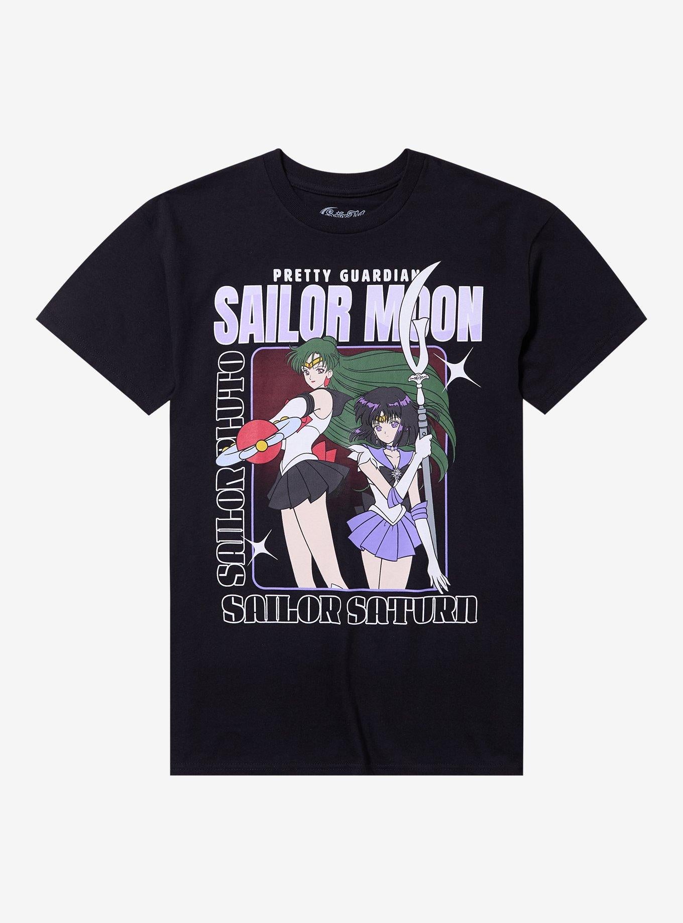 Pretty Guardian Sailor Moon Saturn Pluto Duo Shirt T Shirt US Trend