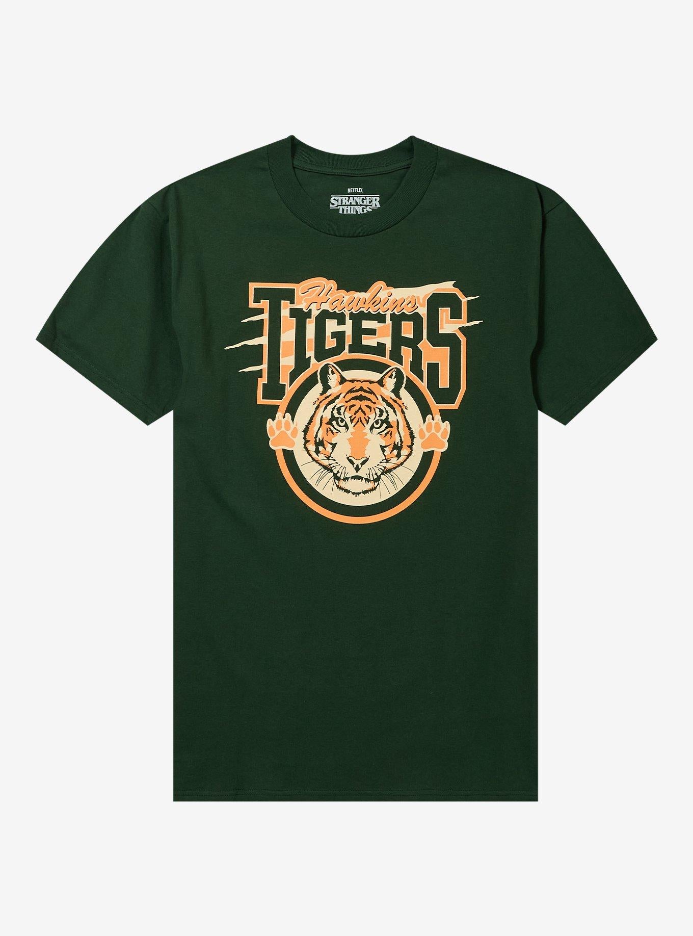 Stranger Things Hawkins Tigers Shirt T Shirt Hot Pick