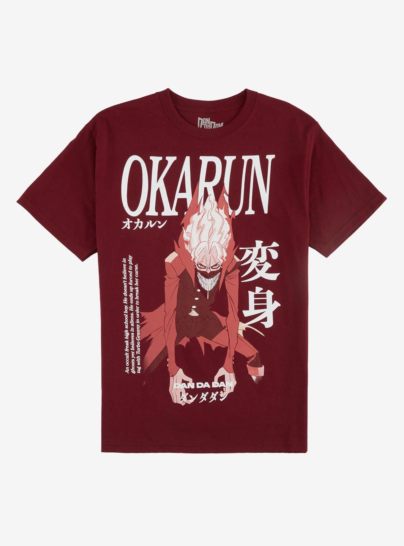 Dandadan Okarun Tonal Portrait Shirt T Shirt Clean Design