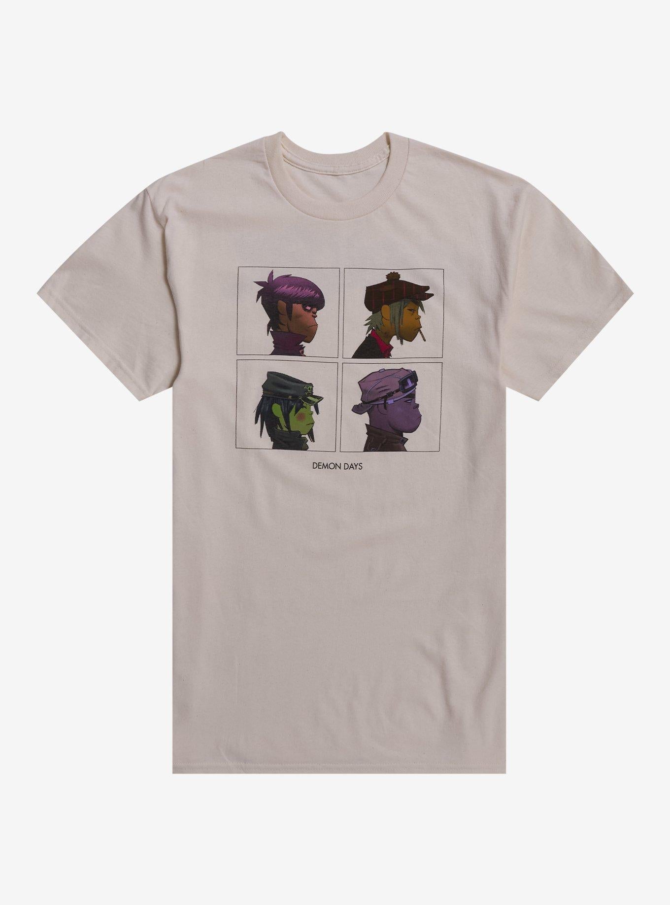 Gorillaz Demon Days Album Cover Grid T-Shirt