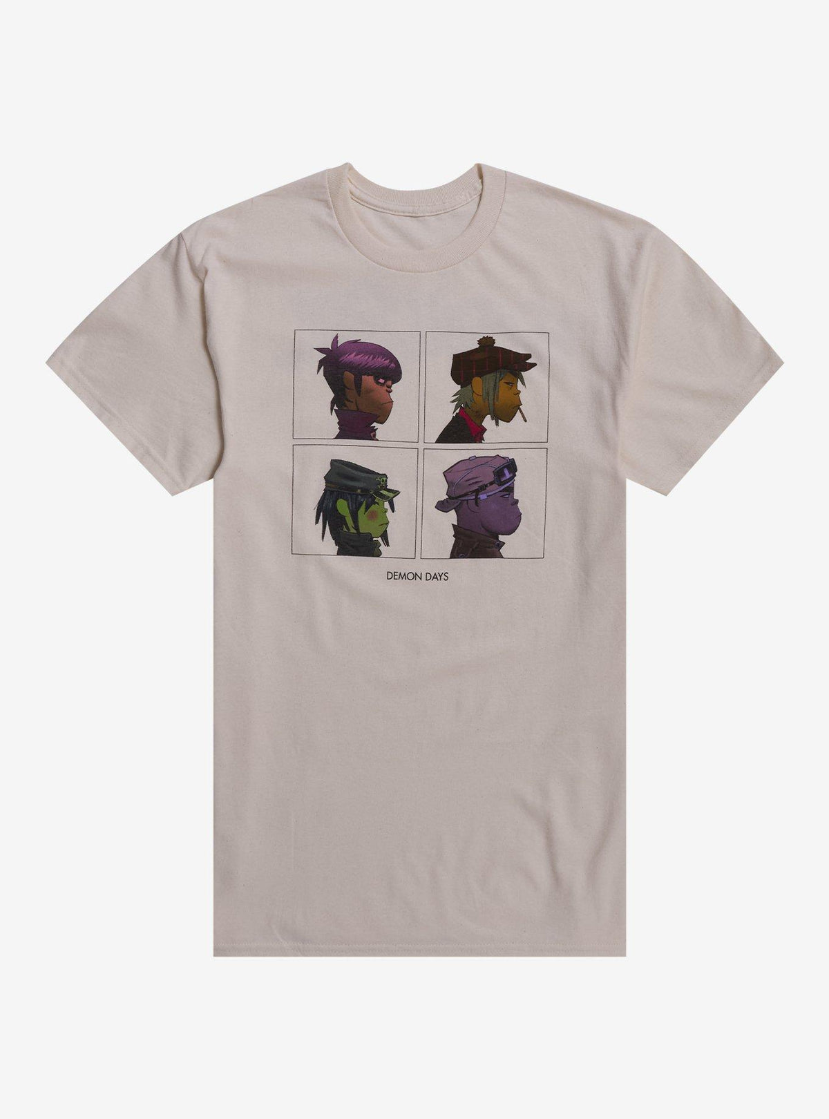 Gorillaz Demon Days Album Cover Grid T-Shirt