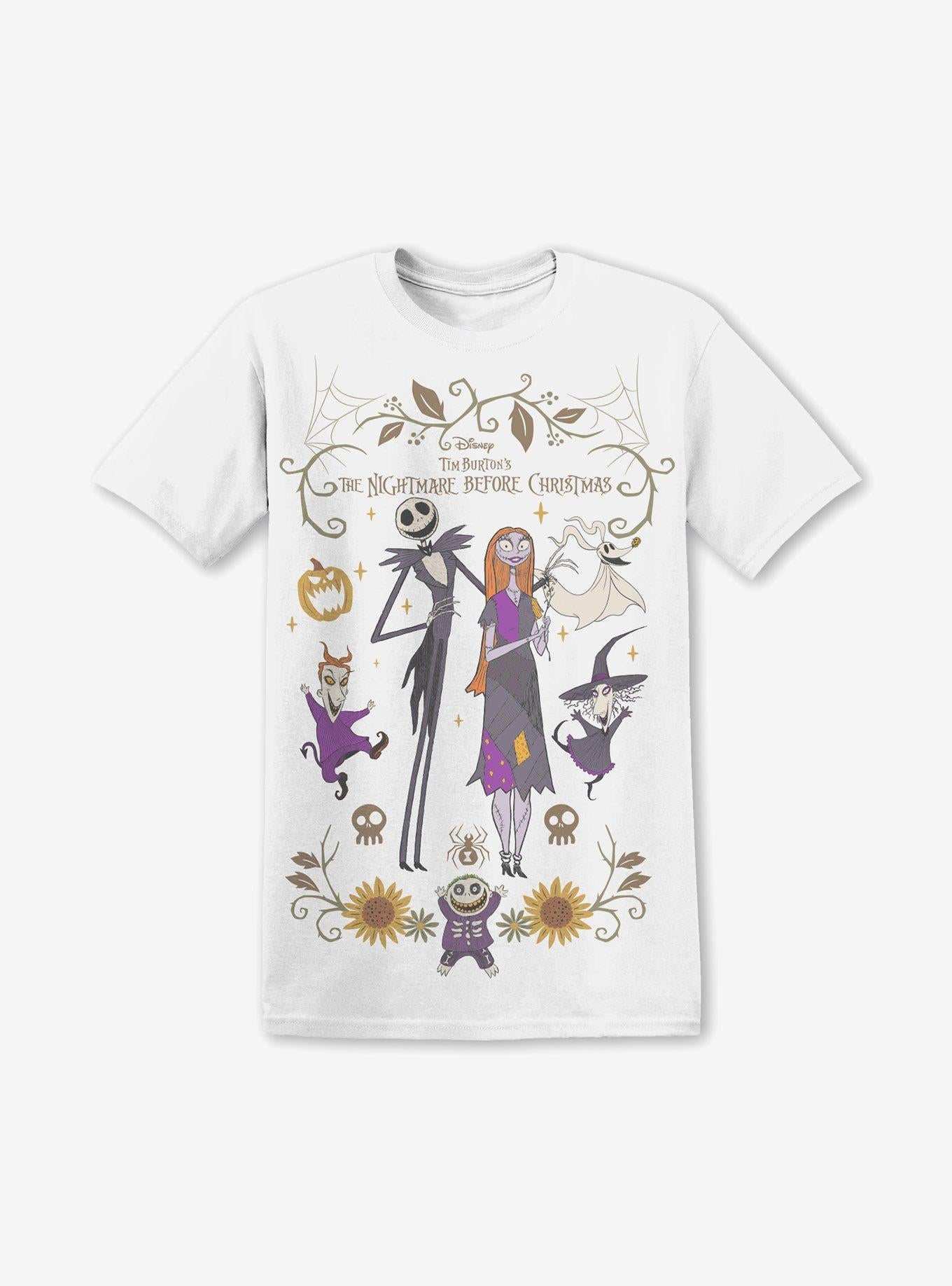 The Nightmare Before Christmas Character Harvest Frame TShirt Graphic Tee | Graphic Tee | Unisex Shirt | Premium Quality Apparel
