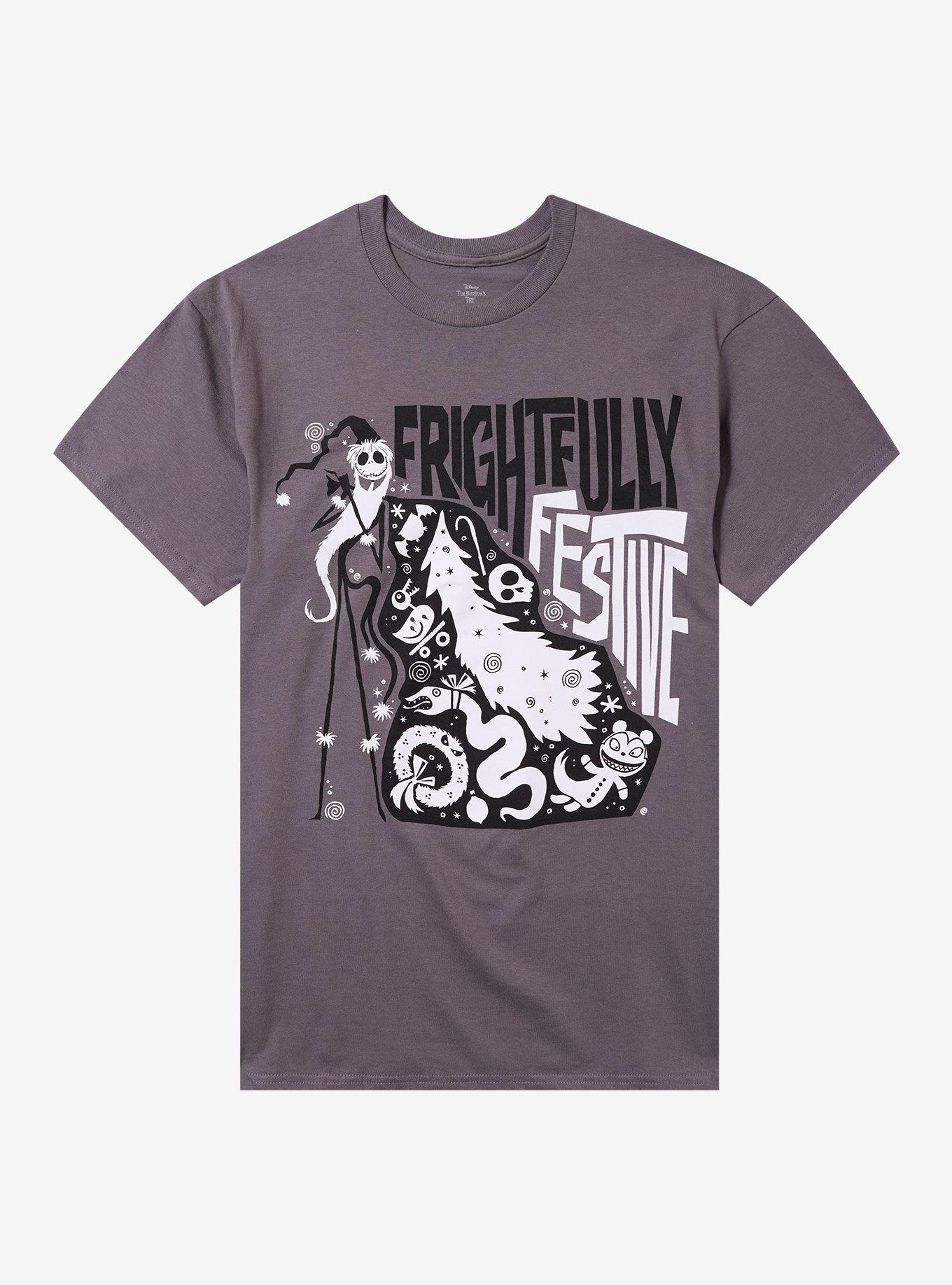 The Nightmare Before Christmas Frightfully Festive Jack Shirt T Shirt Gift Ready