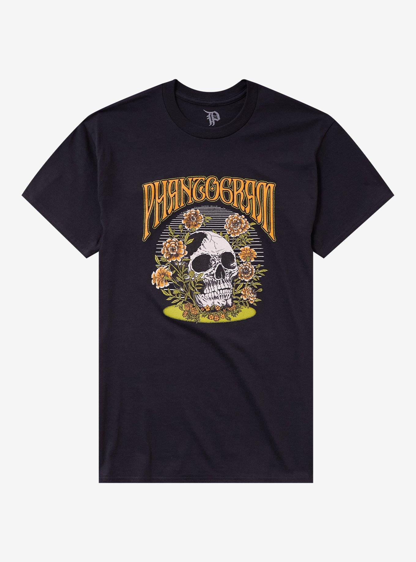 Phantogram Floral Skull T-Shirt