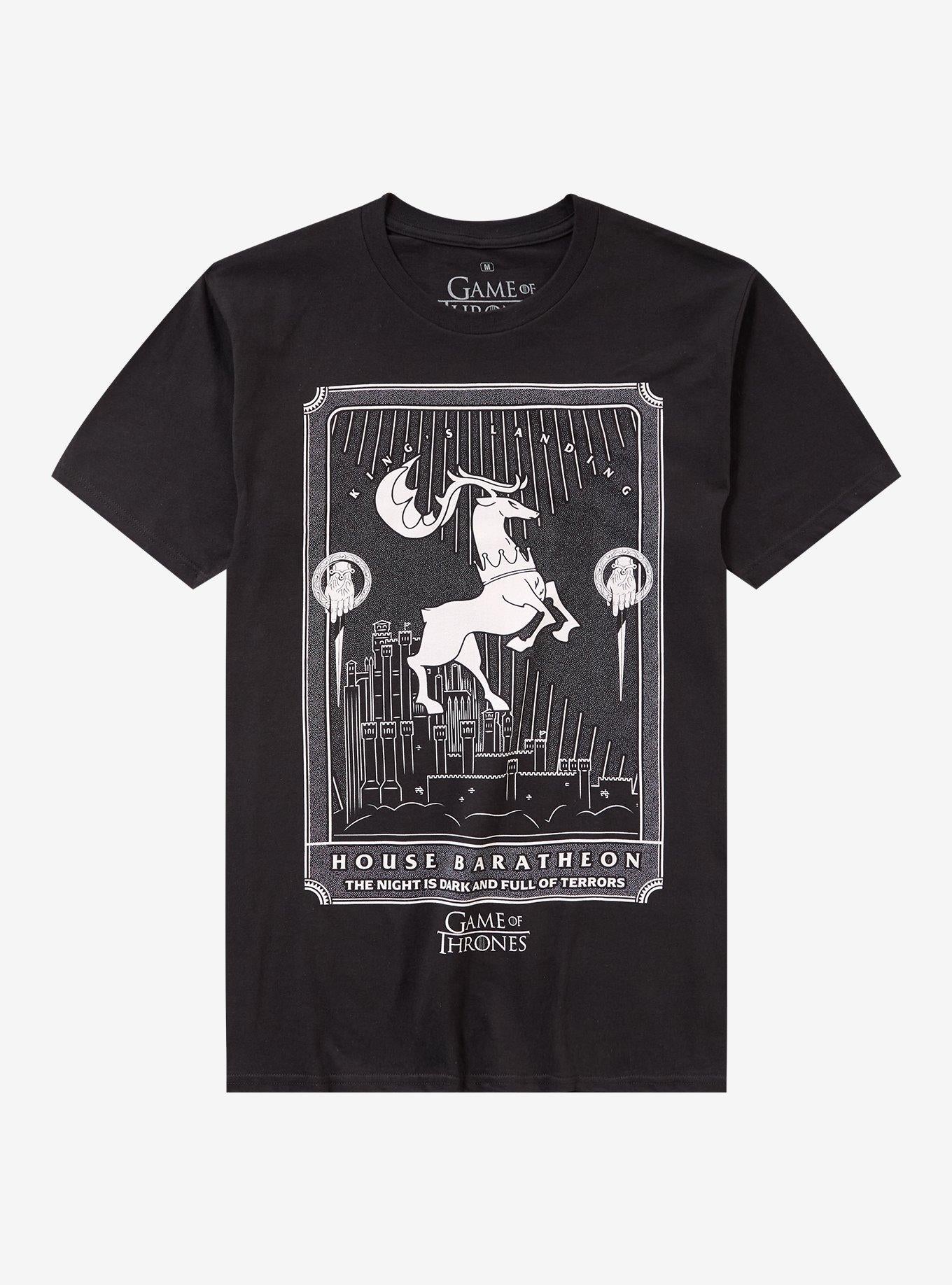 Game Of Thrones House Baratheon Tarot Card T-Shirt