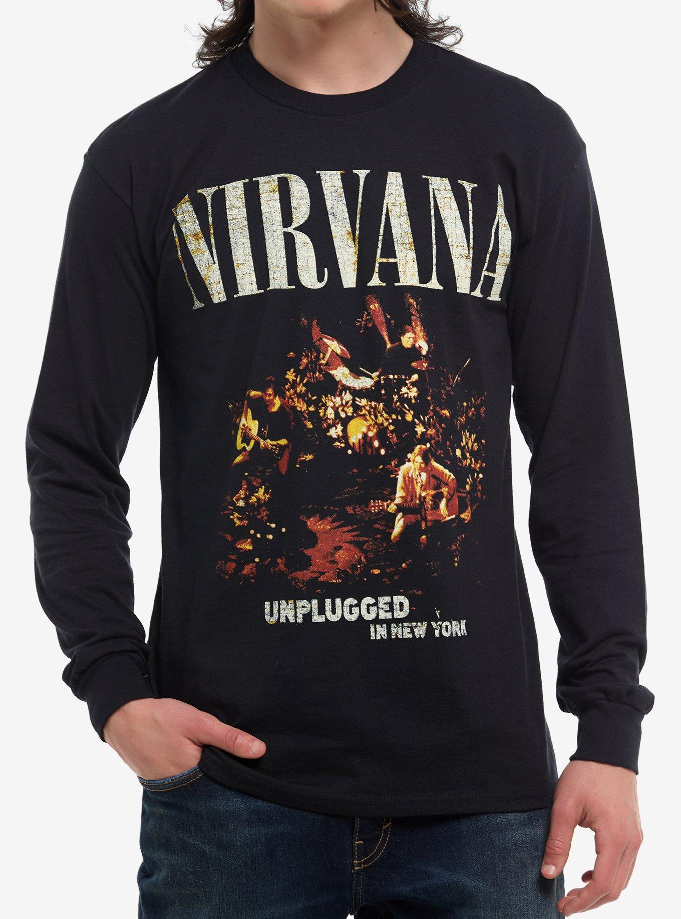 Nirvana Unplugged In New York Long Sleeve Shirt Long Sleeve Tee Everyday Wear