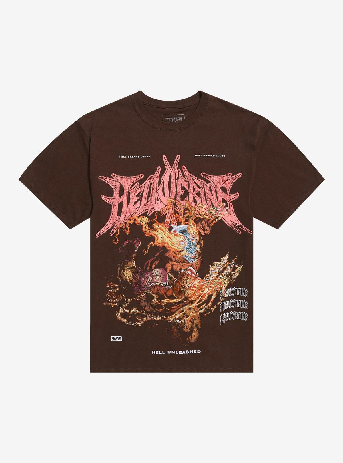 Marvel Hellverine Flame Claws T-Shirt