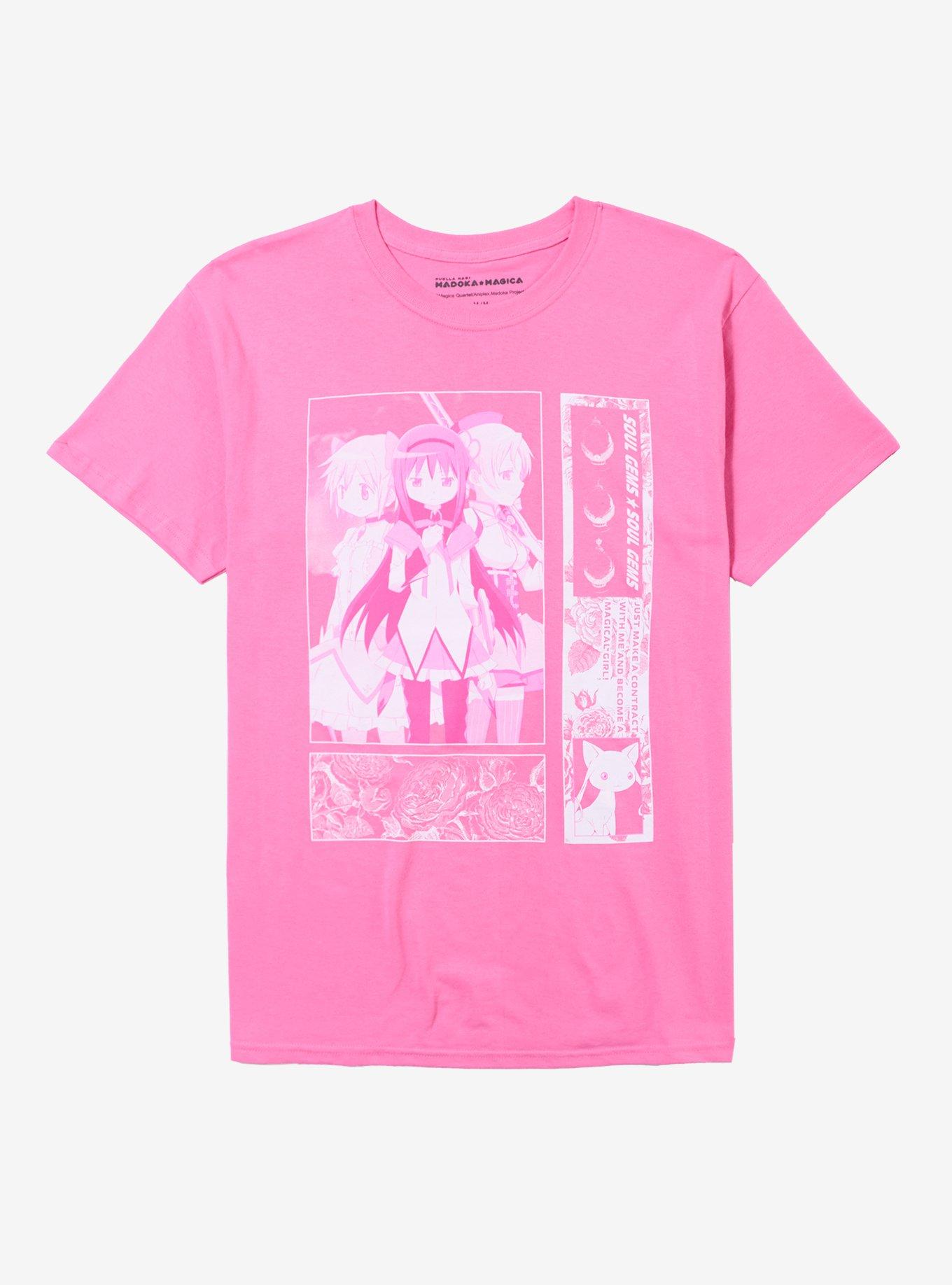 Puella Magi Madoka Magica Pink Panel Shirt T Shirt Gift Ready