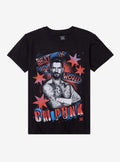 WWE CM Punk Portrait Shirt T Shirt Clean Design