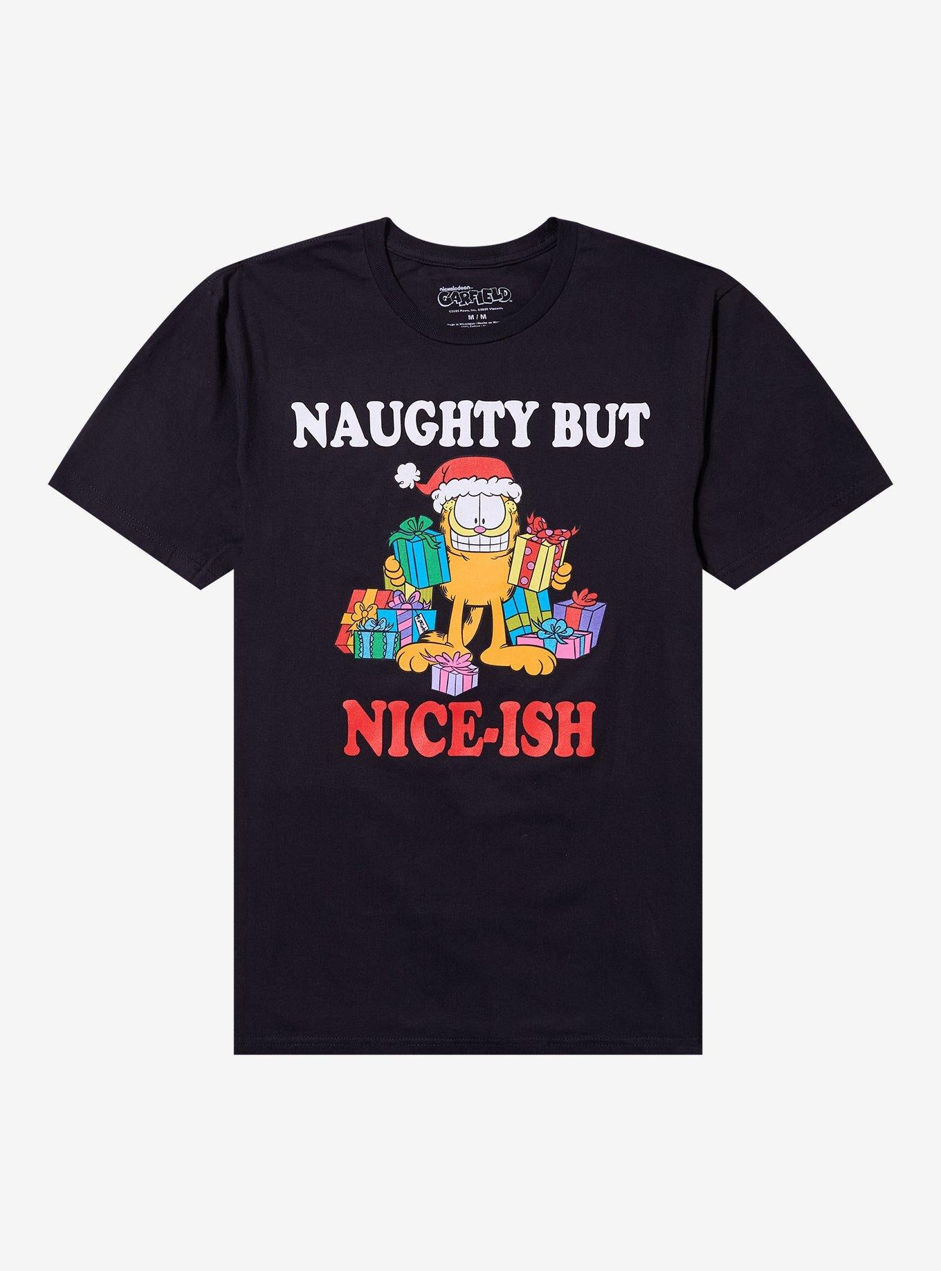 Garfield Naughty But Nice Ish Shirt T Shirt Gift Ready