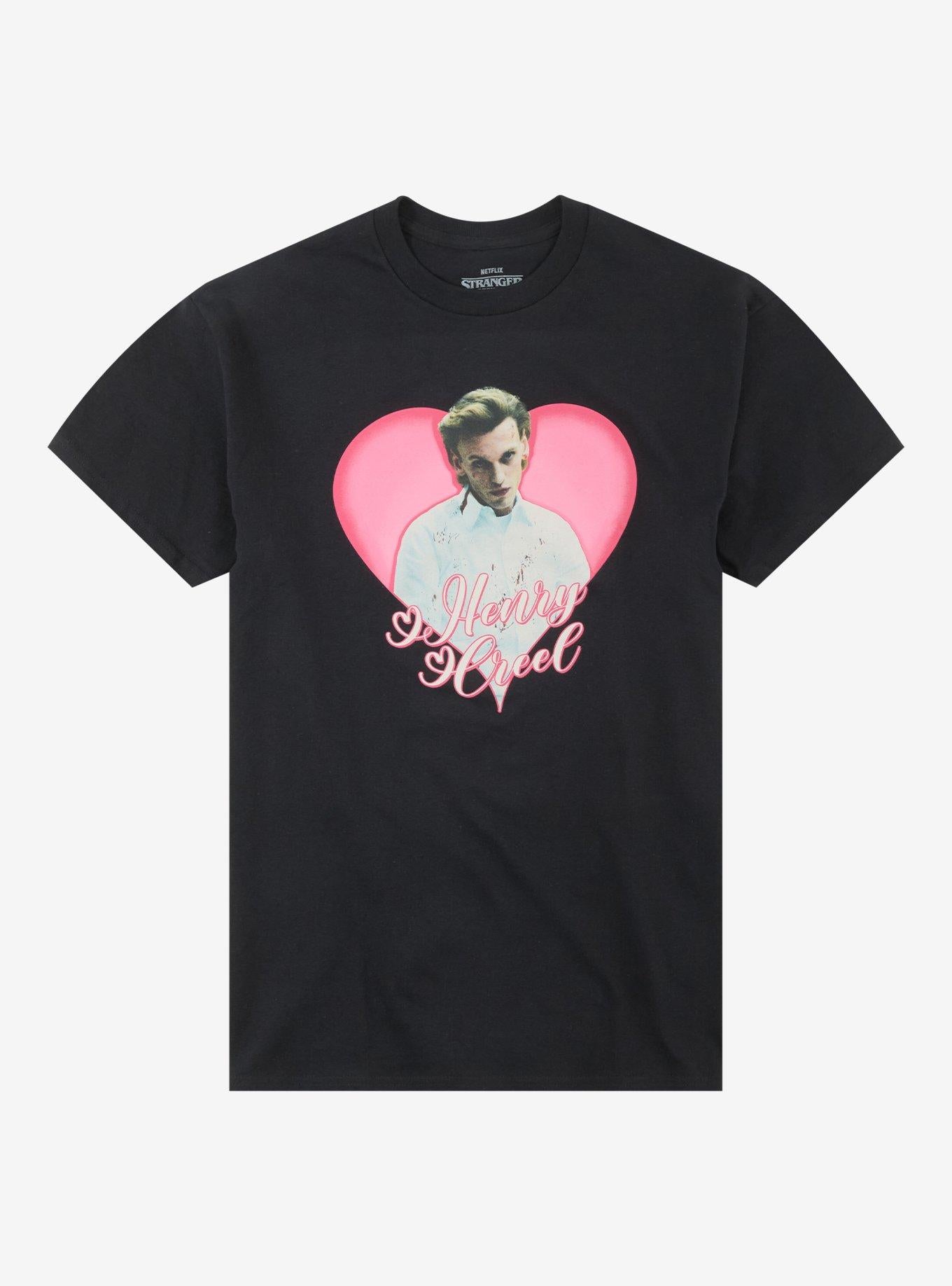 Stranger Things Henry Creel Heart Shirt T Shirt Limited Drop